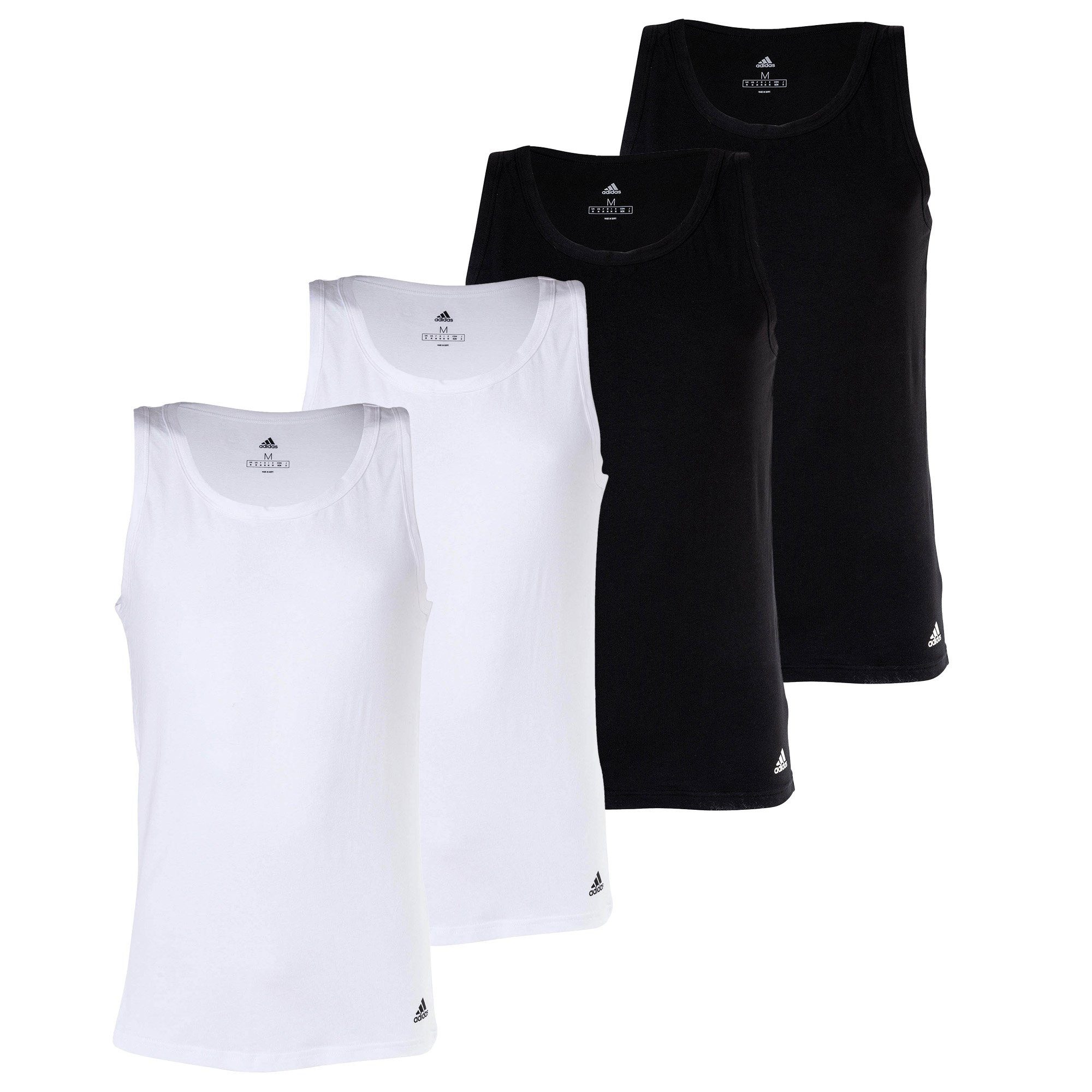 Unterhemd Herren Unterhemd 4er Pack Baumwolle