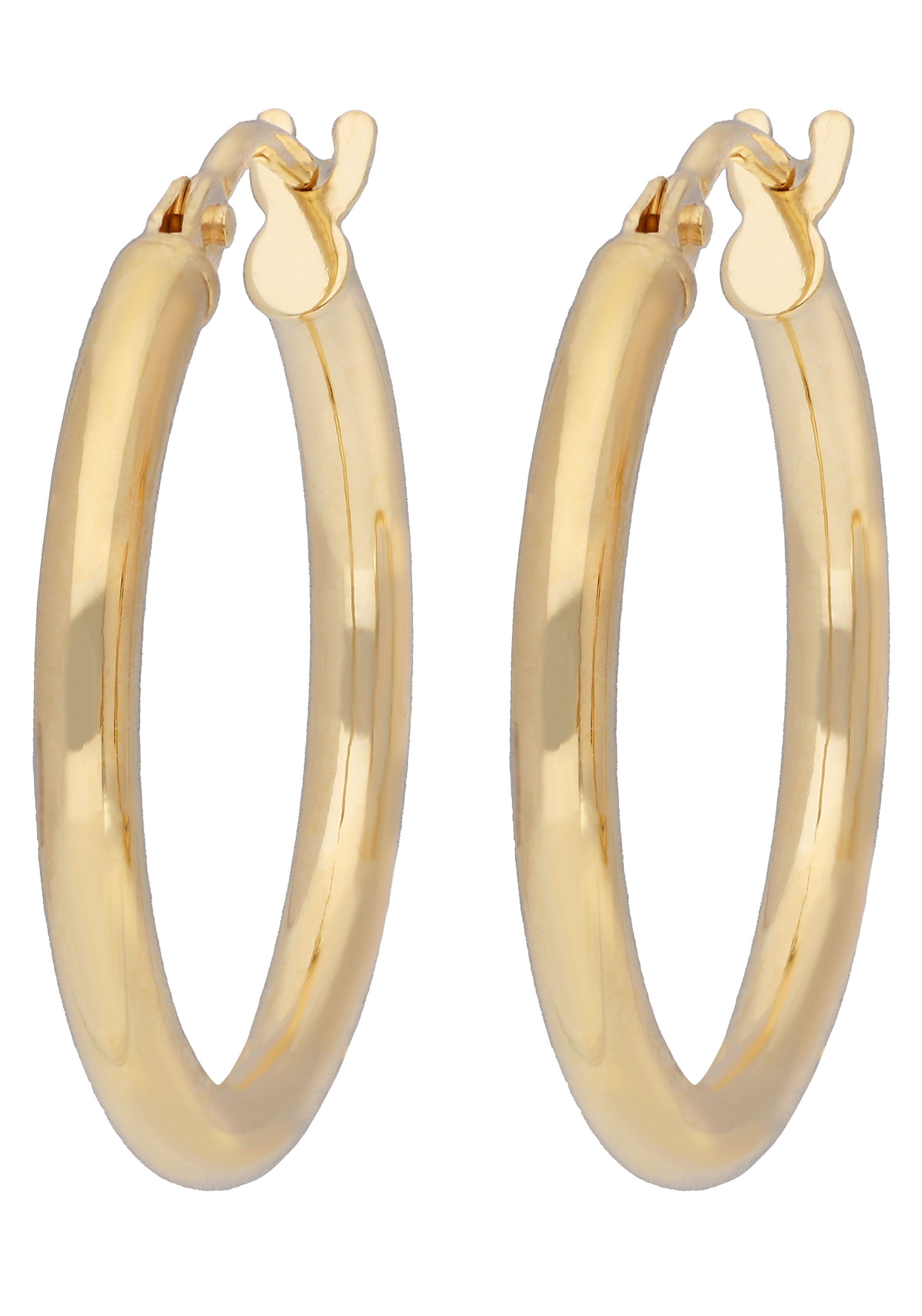 Paar Creolen Schmuck Geschenk Gold 375 Ohrschmuck Creole