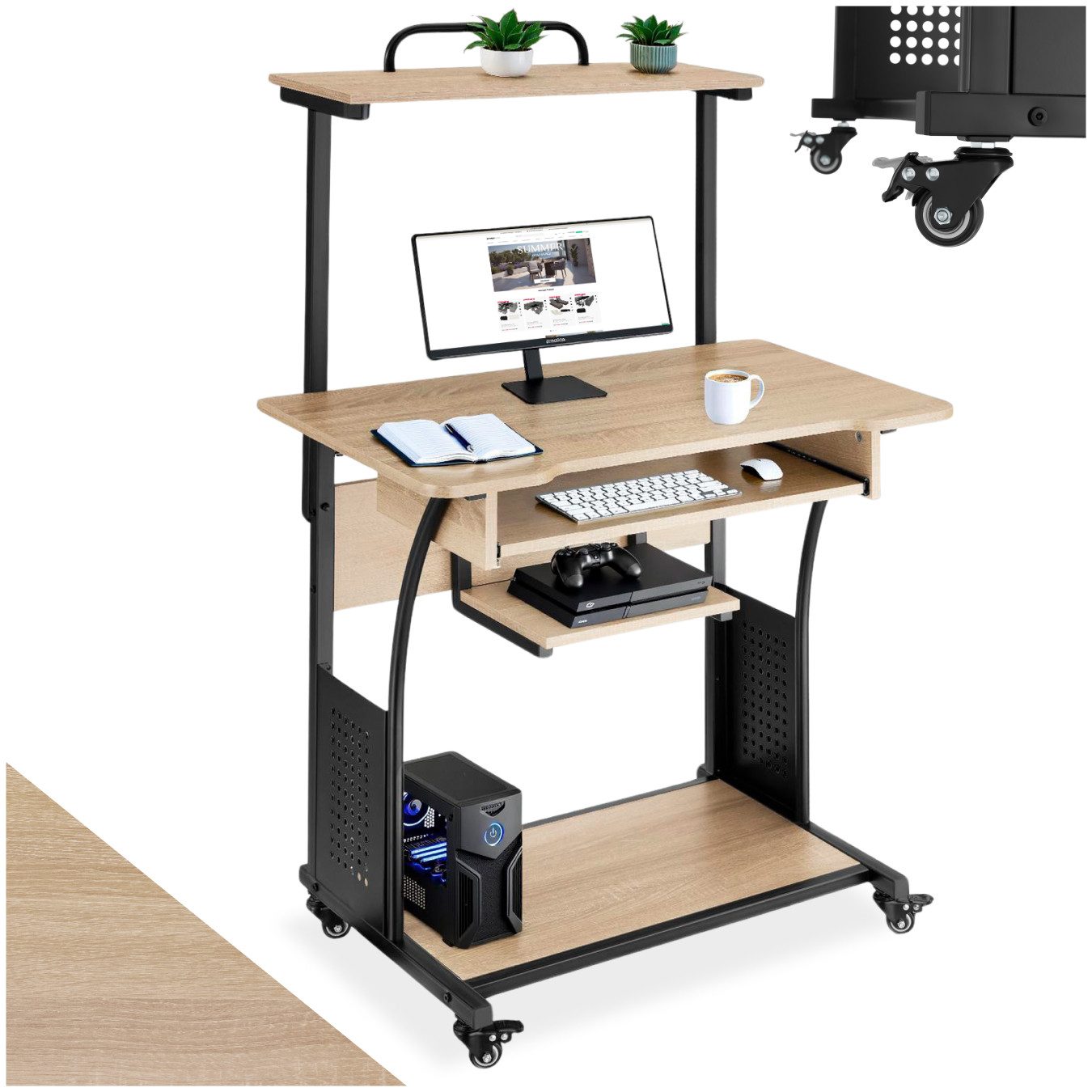 tectake Schreibtisch Fife (1-St., 1 tlg), günstig online kaufen
