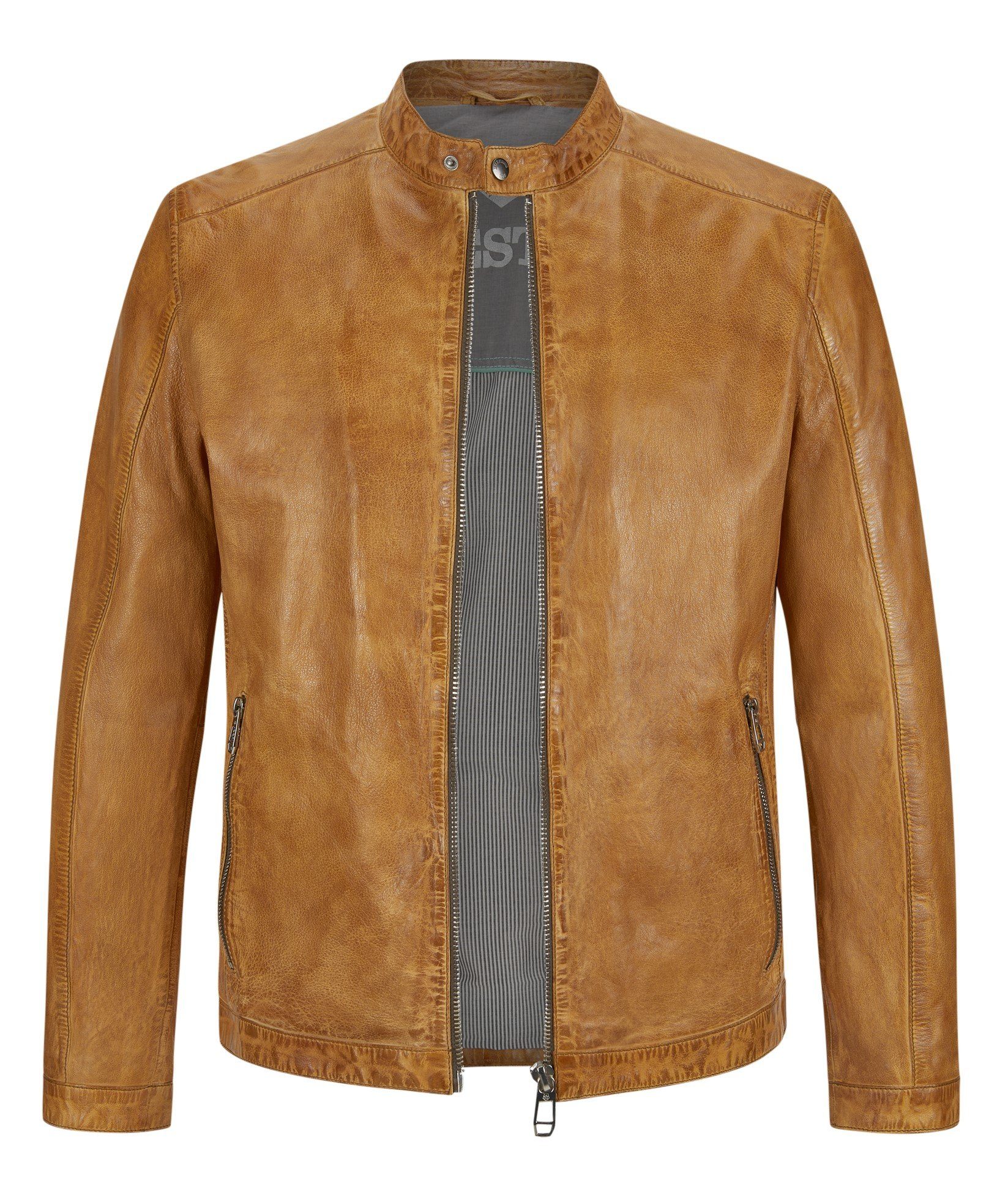 Milestone Bikerjacke MSLacona Herren Lederjacke Jacke günstig online kaufen