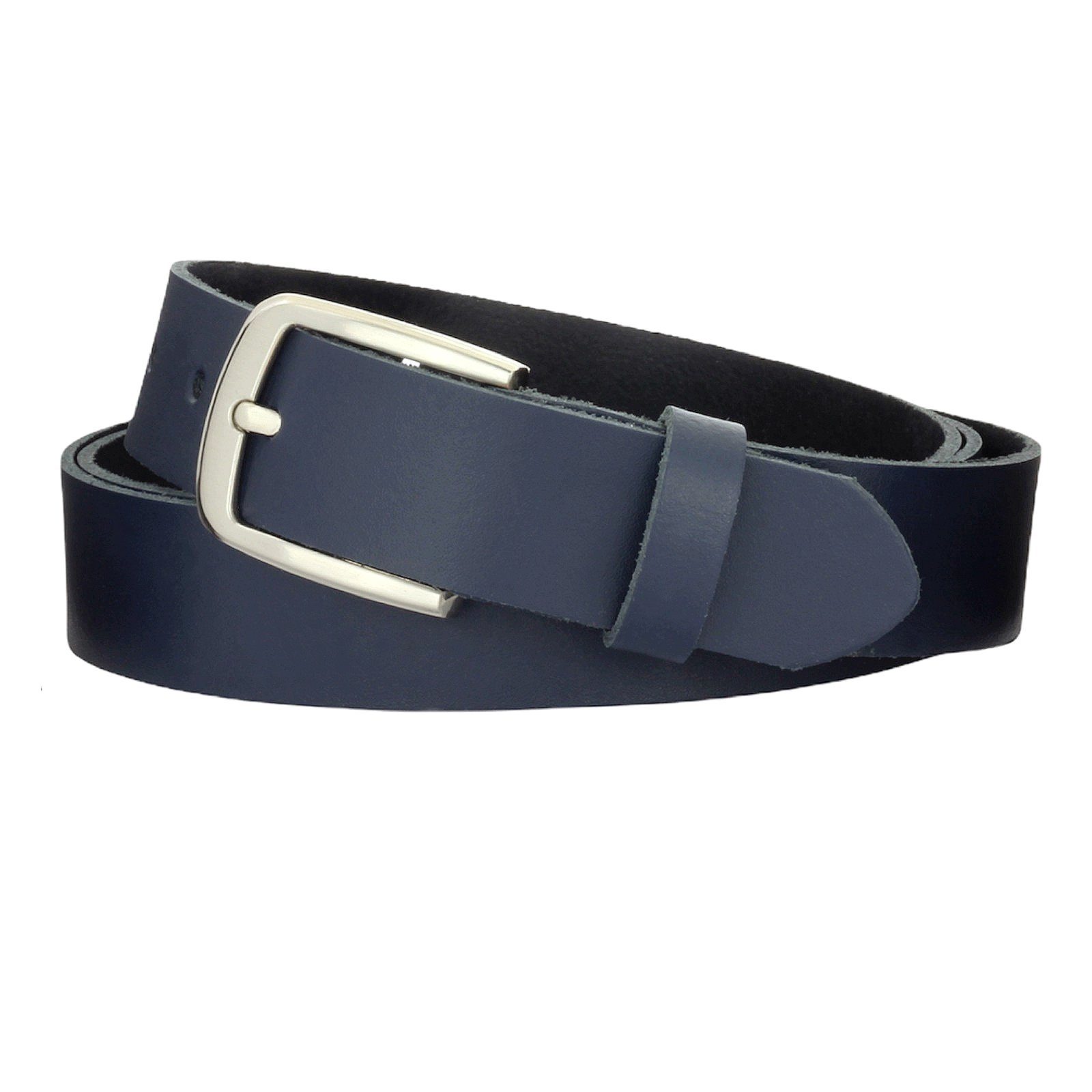 Manza Ledergürtel Gürtel Ledergürtel 3cm breit Echt Leder Jeansgürtel Unisex Kürzbar