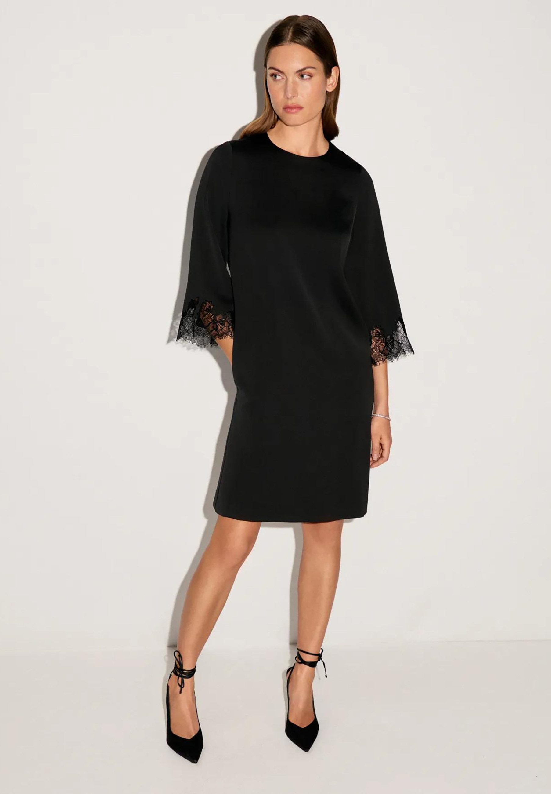 JOOP! Jerseykleid Dancia mit Spitzendetails (1-tlg)