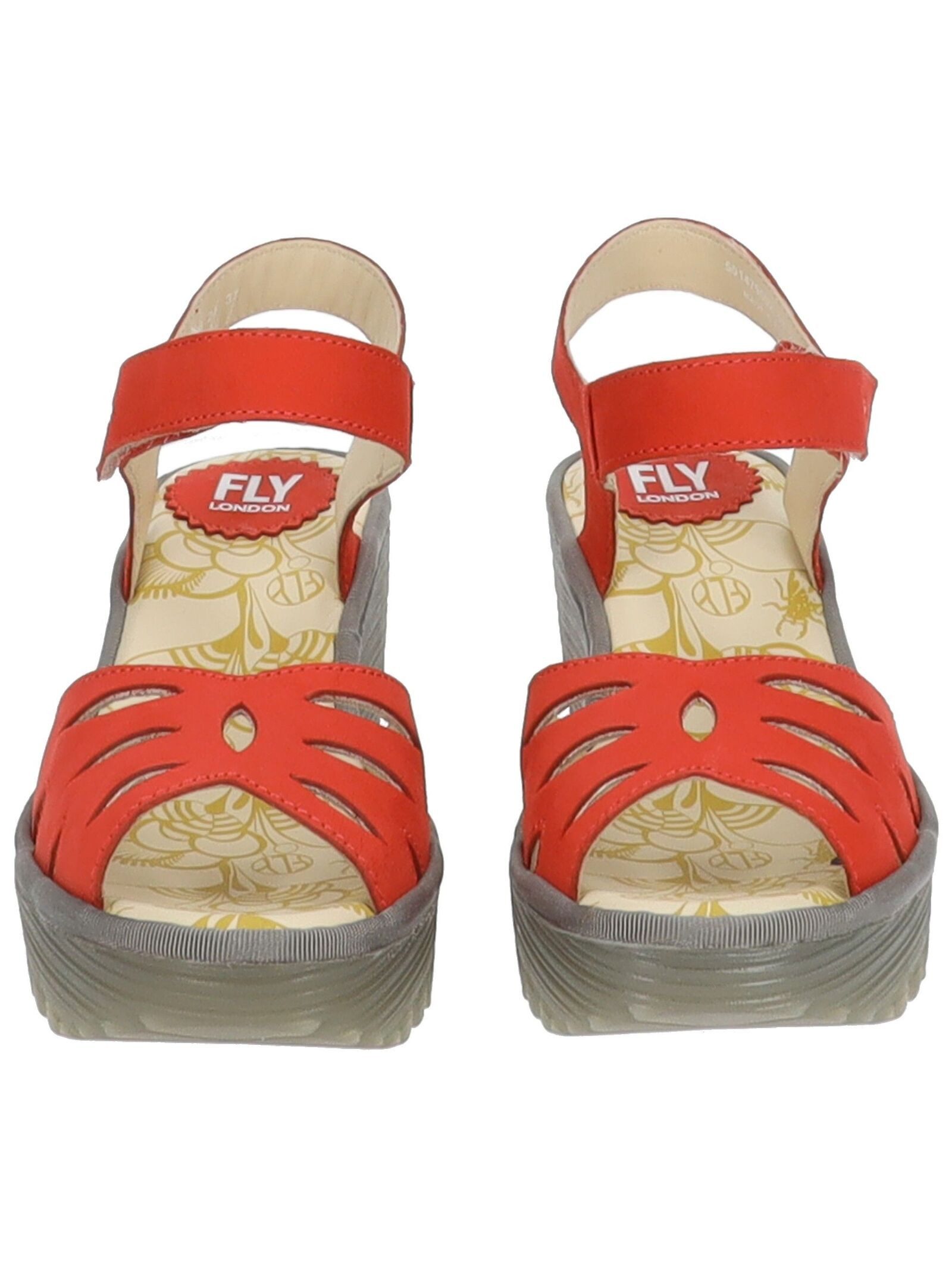 Fly London Fly London Sandalen Leder Keilsandalette