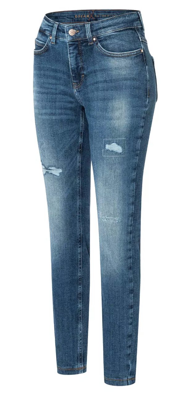 MAC Skinny-fit-Jeans 5457-90-0358-D547, Dream Skinny authentic im Destroy-look Destroyed Look