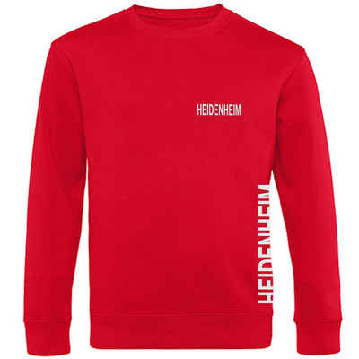 multifanshop Sweatshirt Heidenheim - Brust & Seite - Pullover