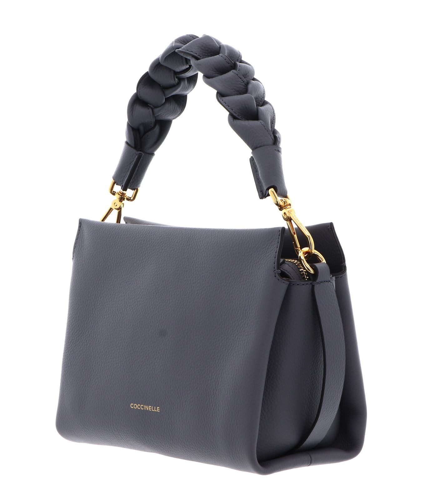 COCCINELLE Umhängetasche Crossbody Double Grainy Leather, aus echtem Leder
