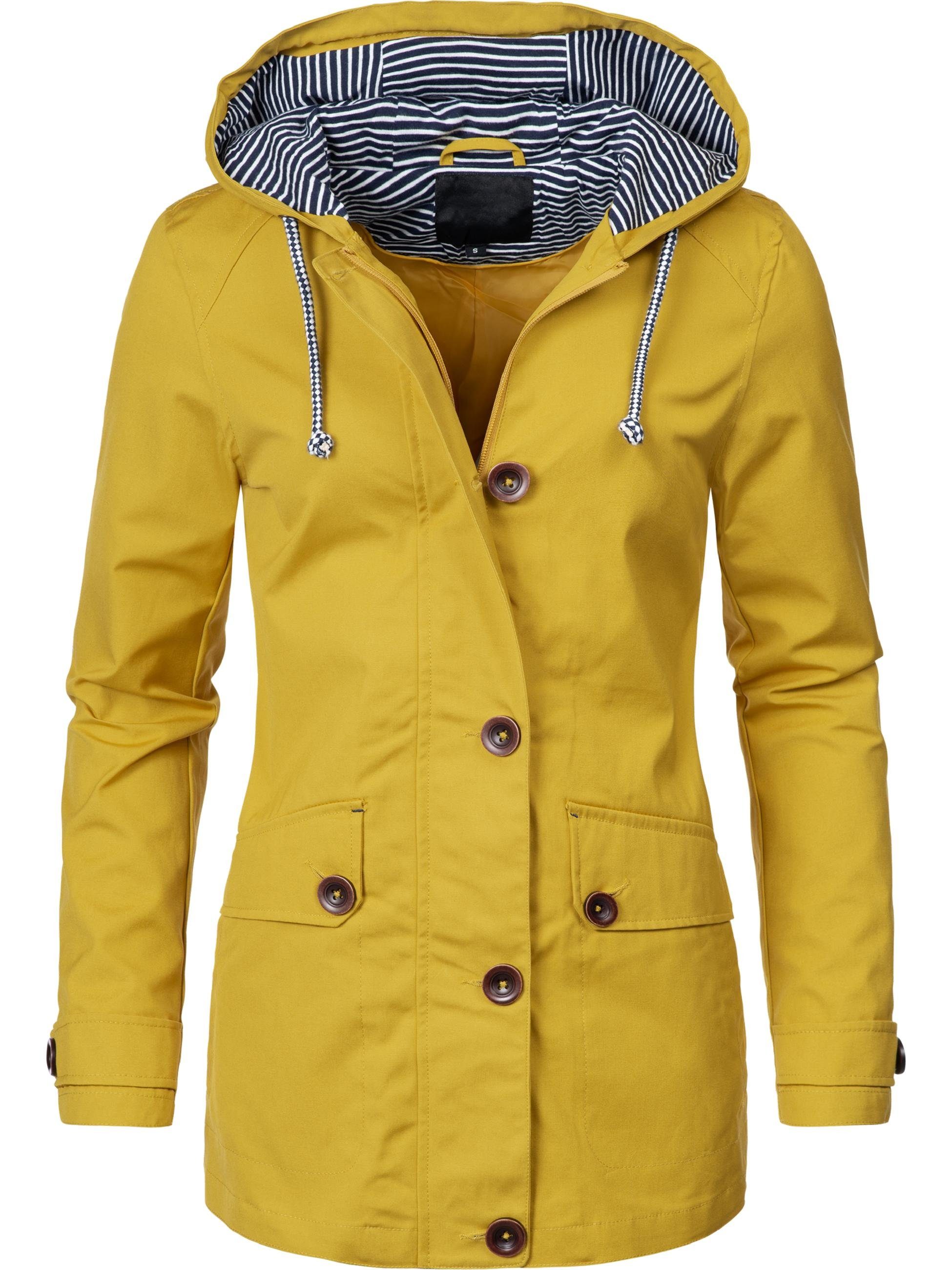 PEAK TIME Outdoorjacke L60012 modische Damen Baumwolljacke Übergangsjacke