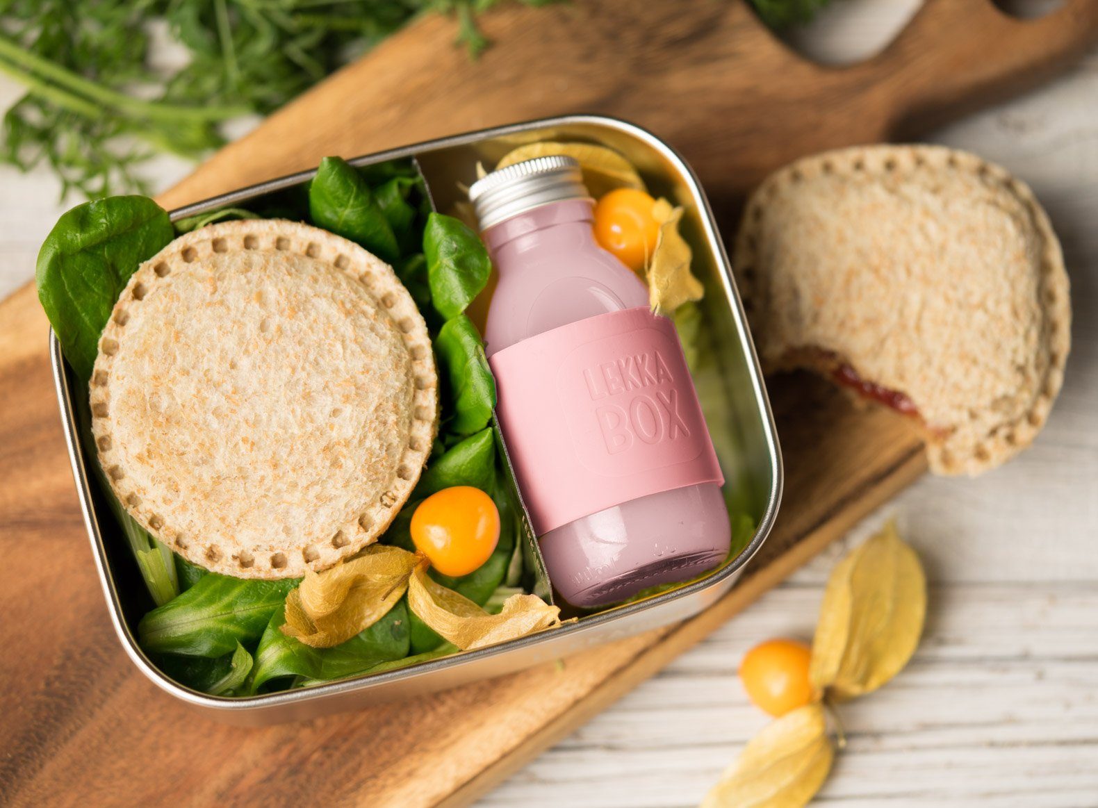LEKKABOX Ausstechform 2er Set Brot Ausstecher mit Versiegelung für gefüllte Sandwiches, Hervorragend zum Ausstechen von Brot und Plätzchen – Bild 4 von 5