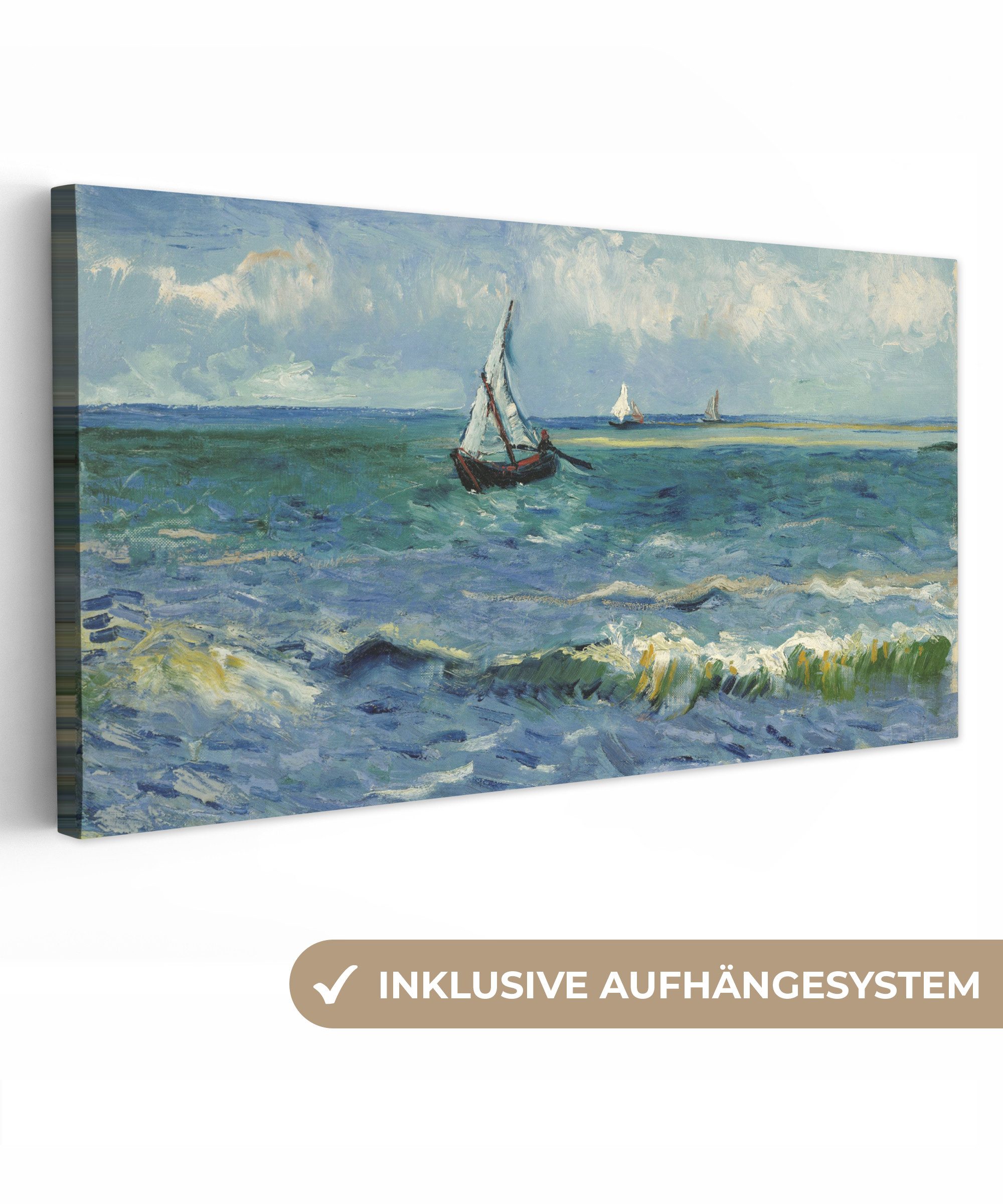 OneMillionCanvasses® Leinwandbild Panorama Meereslandschaft bei Les günstig online kaufen