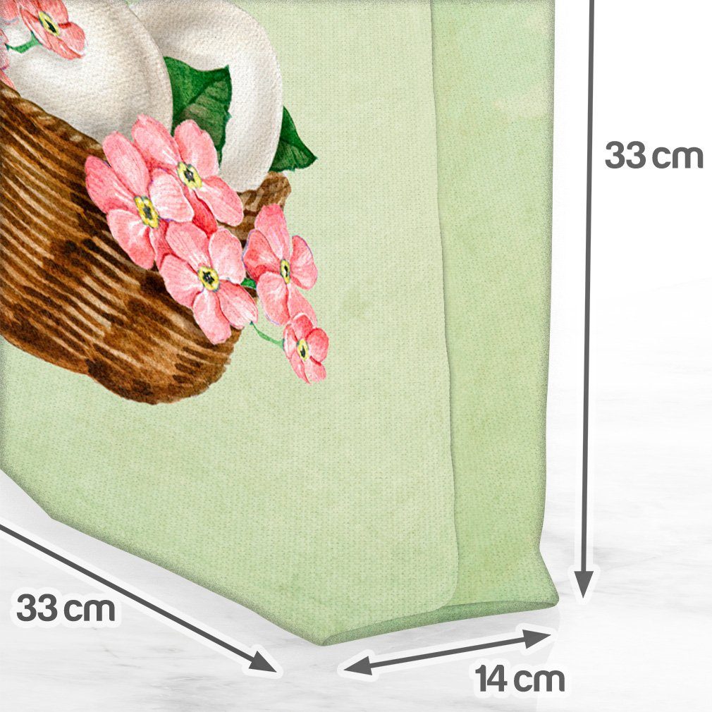 Shopper Tasche VOID (1-tlg), Einkaufstasche Blumen Eierkorb Henkeltasche Ostern Bag