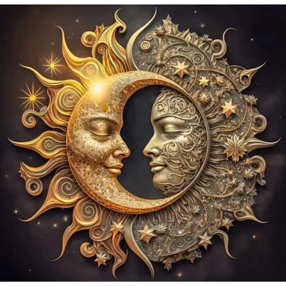 Rötting Design Malen nach Zahlen Diamond Painting Set 5d DIY Motiv Sonne un günstig online kaufen