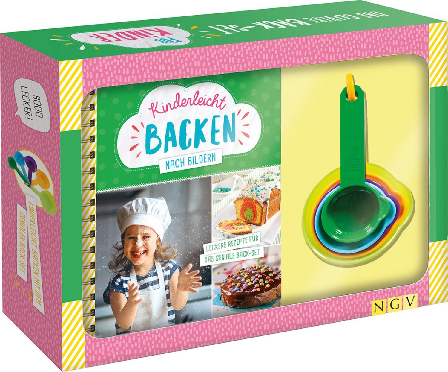Kinderleicht backen nach Bildern. Das clevere Back-Set für Kinder ab 6 / Nina Engels