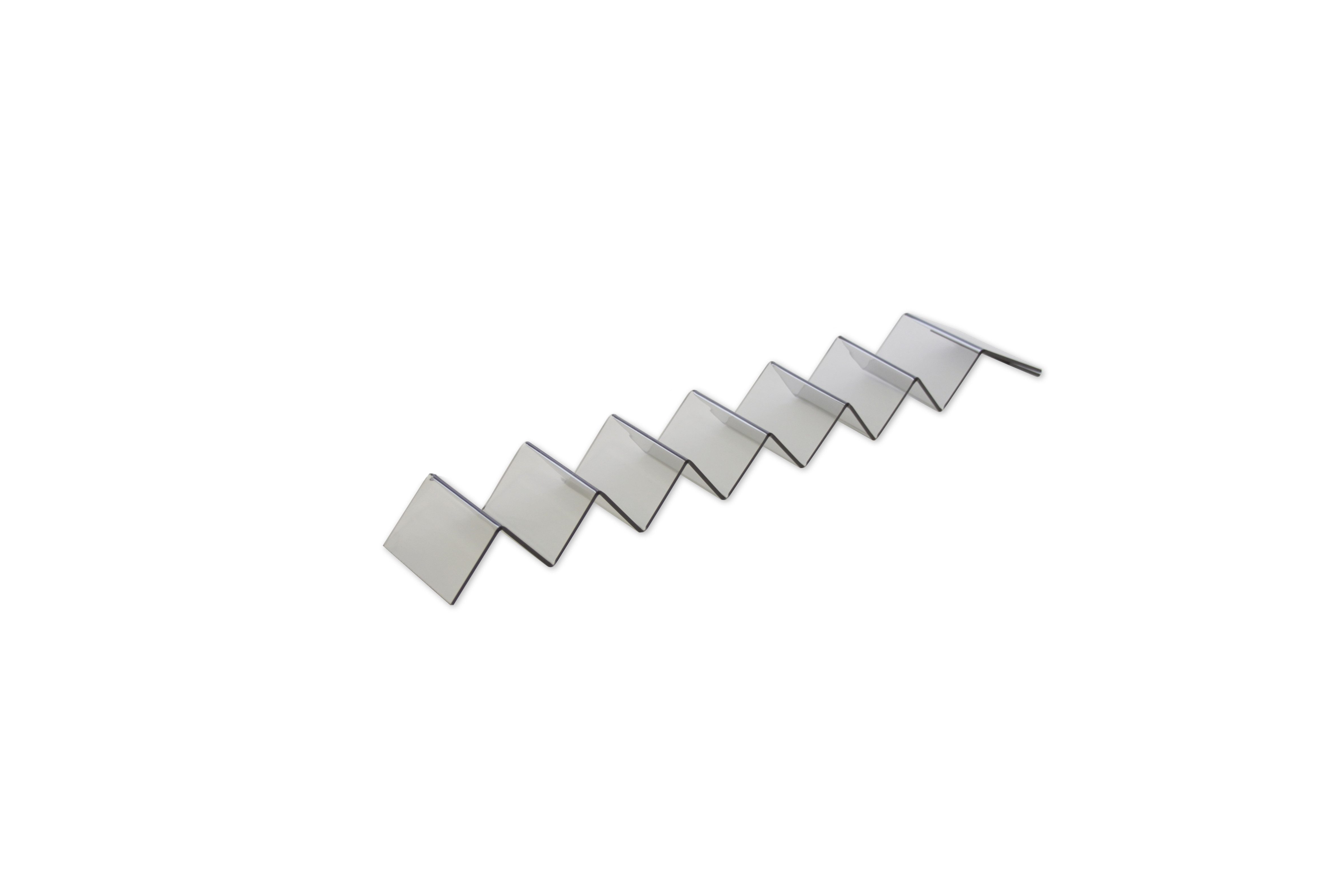 Schneider GmbH Servierplatte - Snackwelle aus Acryl, transparent - mit 6 Wellen