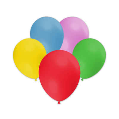 Luftballonwelt Riesenluftballon Riesenballons bunt gemischt 40/45 cm Durchmesser 50 St., 40 cm Durchmesser