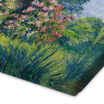 Posterlounge Leinwandbild Blanche Hoschedé-Monet, Der Monet Rosengarten, Malerei