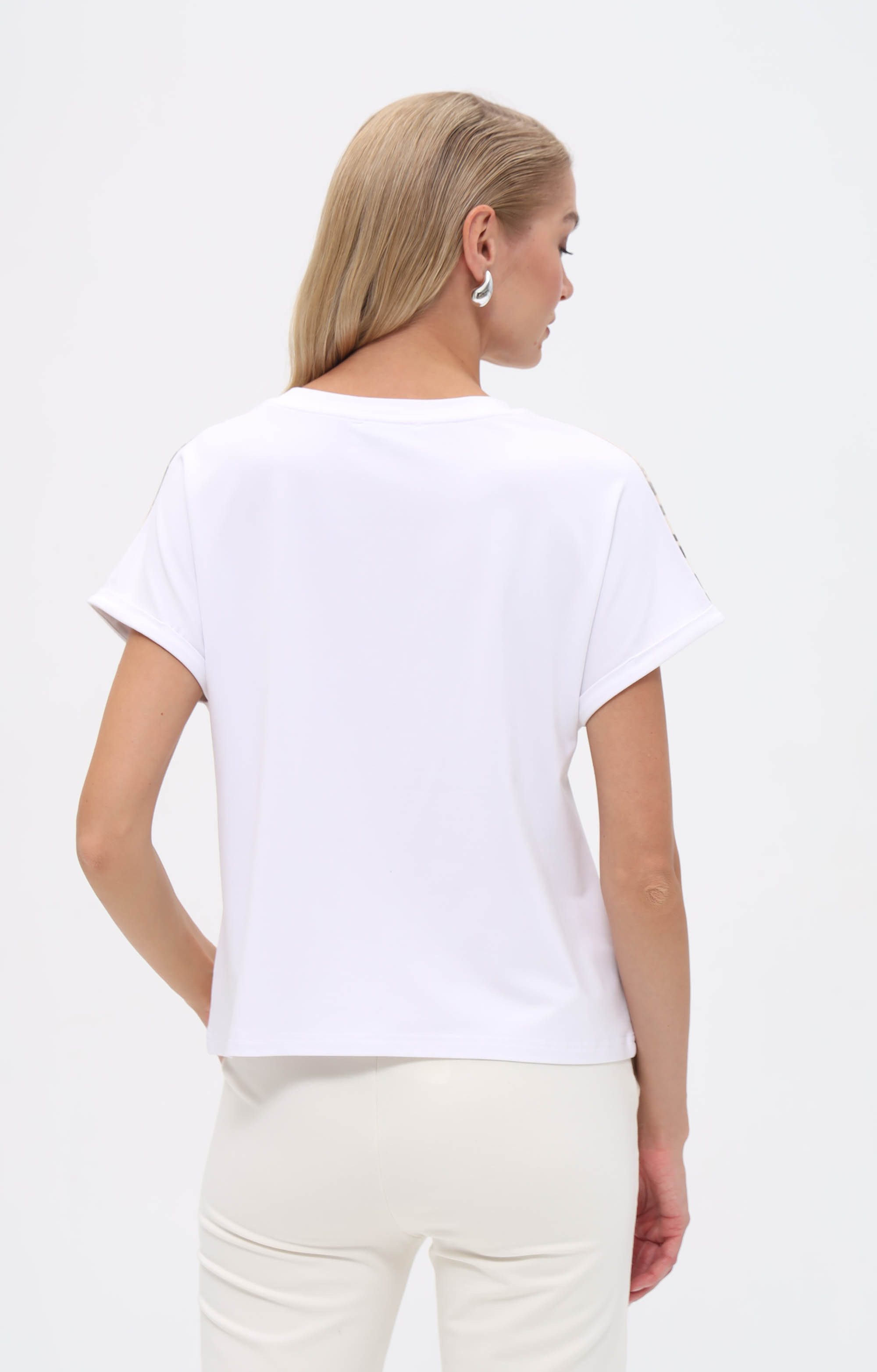 Passioni T-Shirt mit grafischem Print und metallischen Details günstig online kaufen