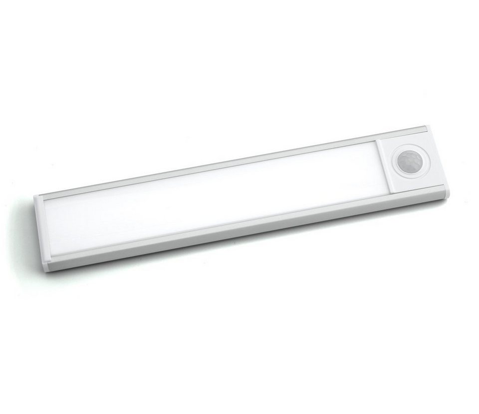 Unterschrankleuchte mit Lichtleiste 20cm LED´s PRECORN wiederaufladbar USB Schranklicht 34 silber