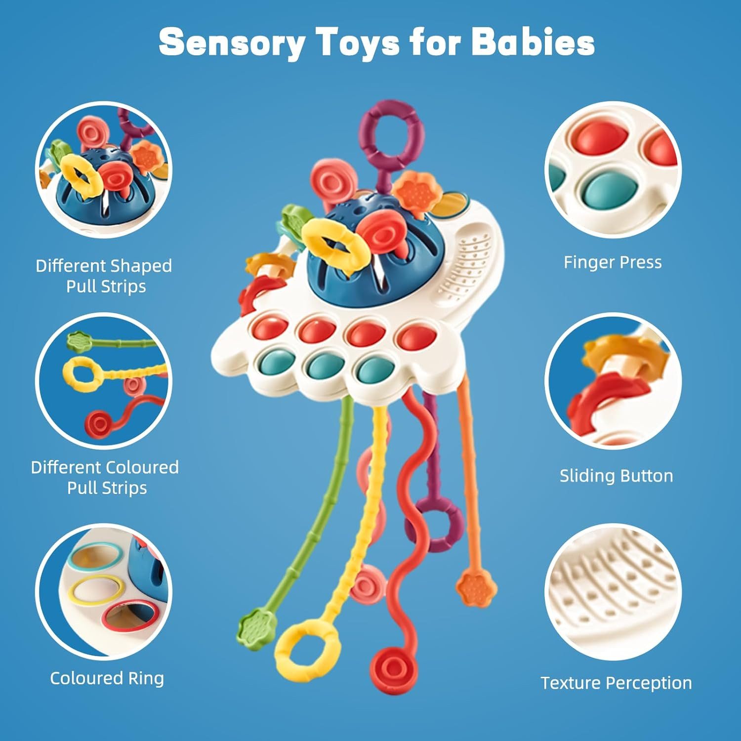 RWEUOQ Lernspielzeug Montessori Spielzeug Pull String günstig online kaufen