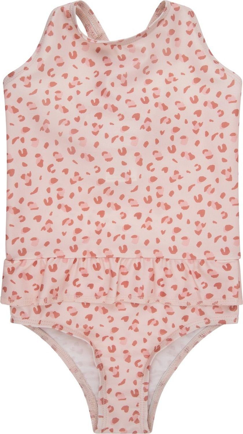 Badeanzug Swim Essentials UV Badeanzug, für Mädchen altrosa Leoparden Muster