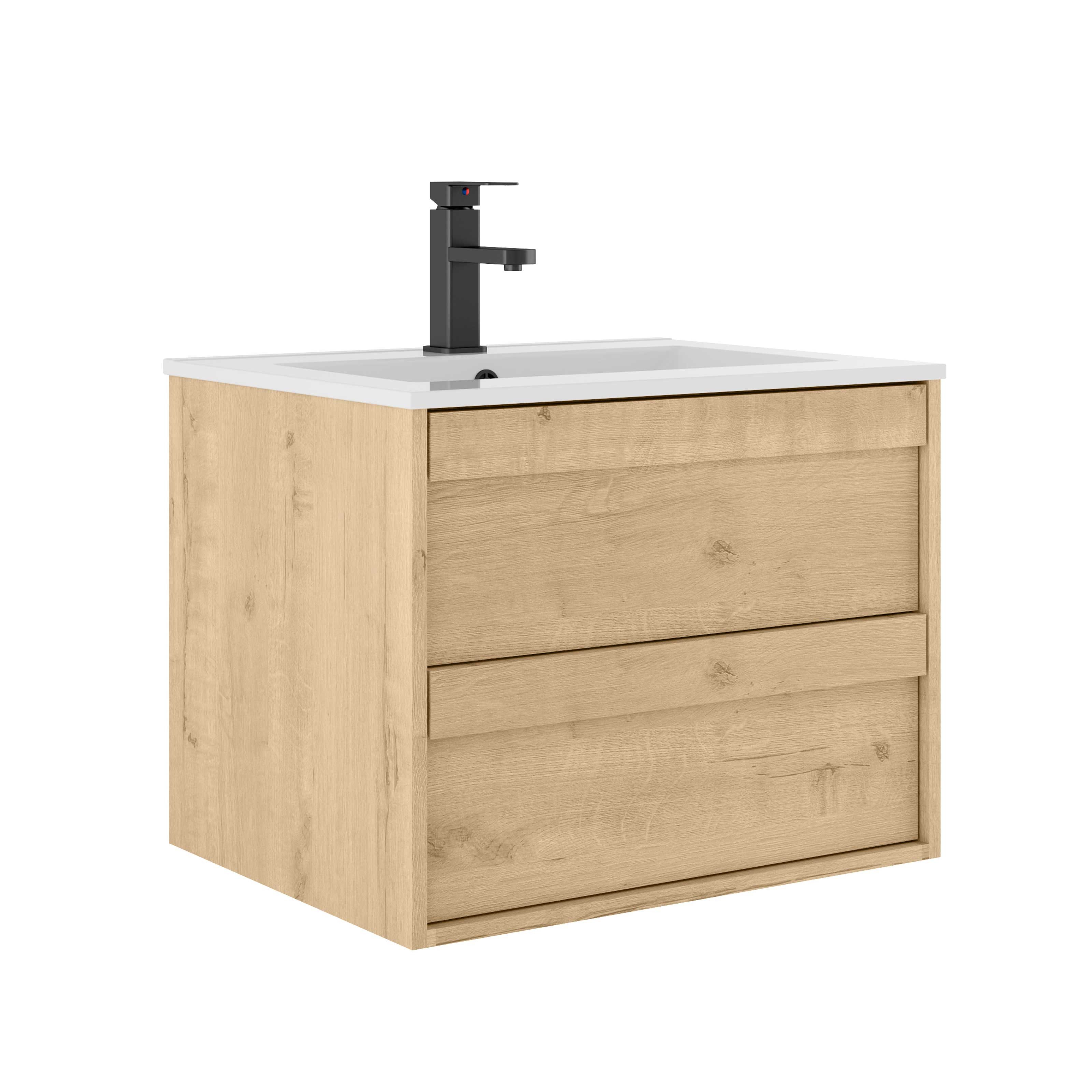 UEV Waschtisch mit Unterschrank, Waschbeckenunterschrank 60cm/75cm/90cm hän günstig online kaufen