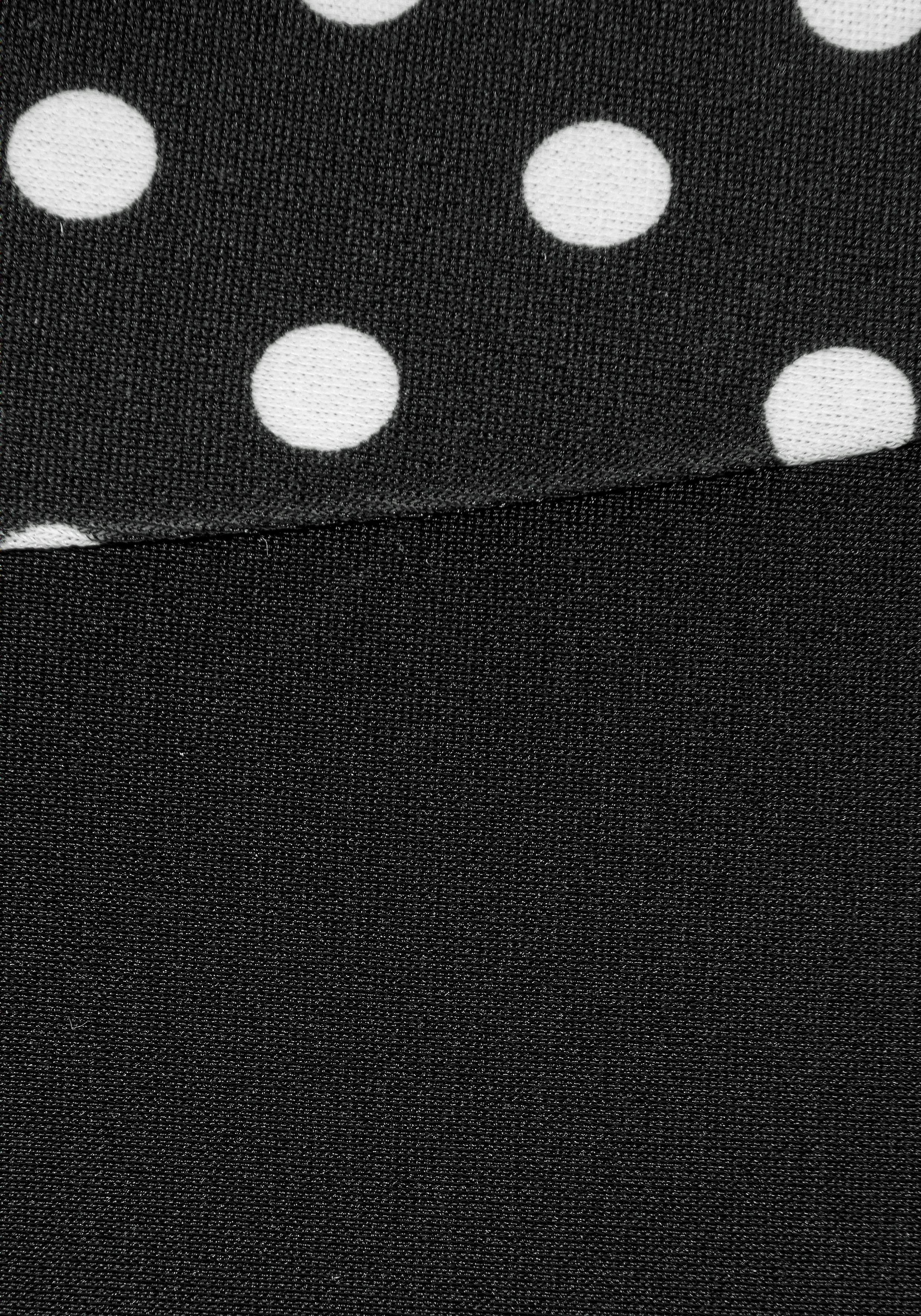 LASCANA Bügel-Bikini mit modischen schwarz-weiß Punkten