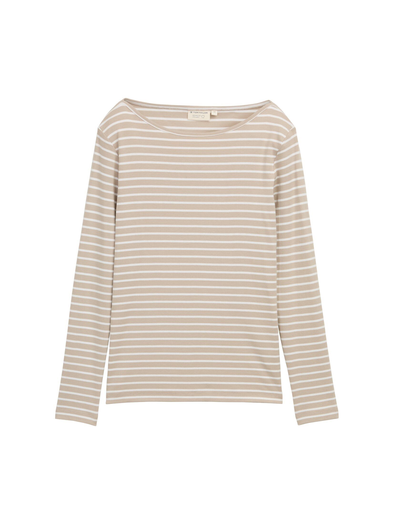 TOM TAILOR Langarmshirt T-Shirt Langarmshirt mit Streifenmuster günstig online kaufen