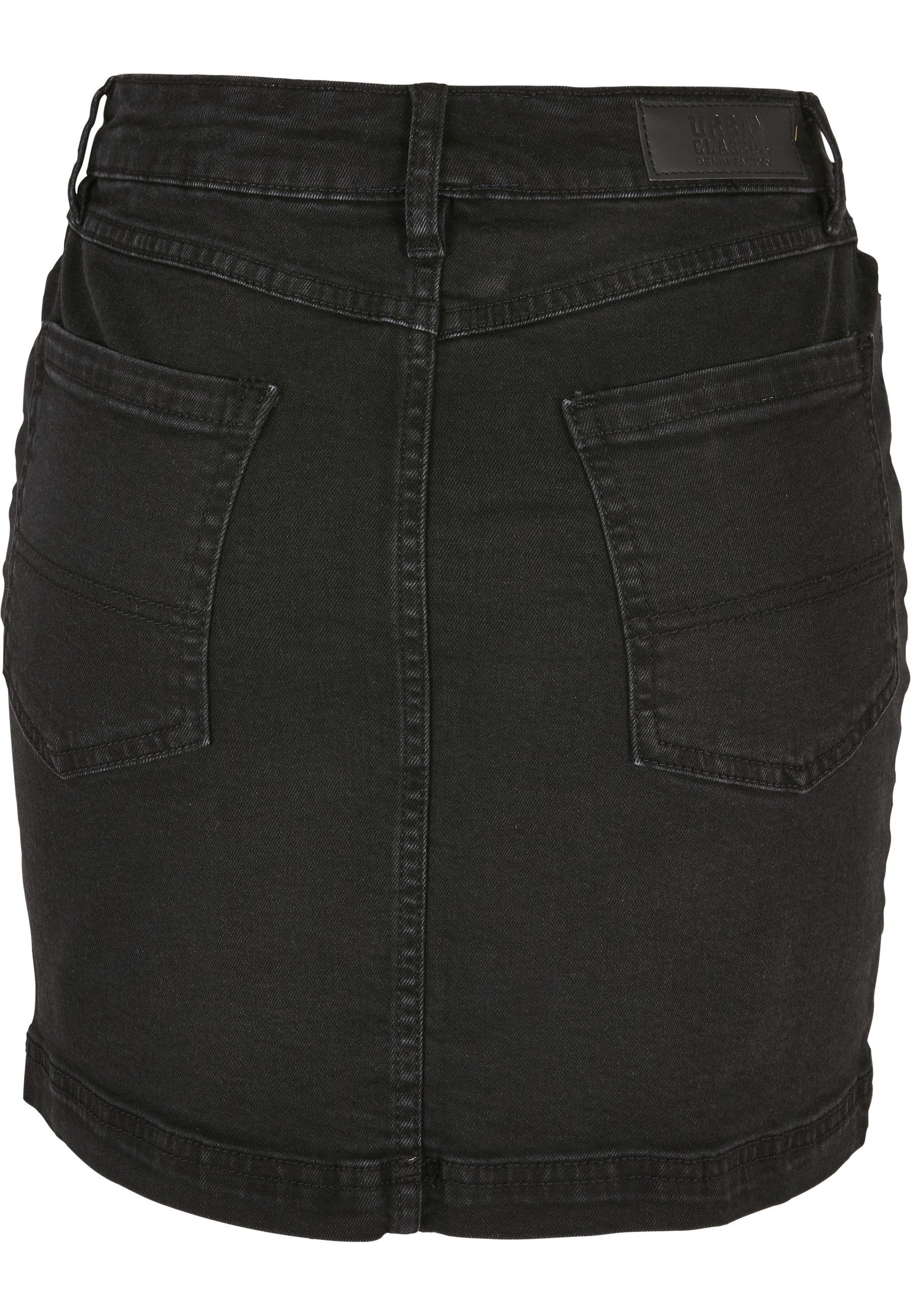 URBAN CLASSICS Maxirock Urban Classics Ladies Organic Stretch Denim Mini Skirt (1-tlg)