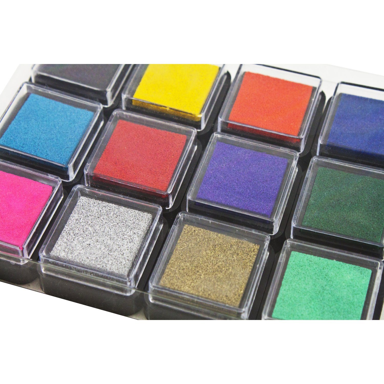 EDUPLAY Mini Stempelkissen Stempelkissen (12-teilig (1 Set)