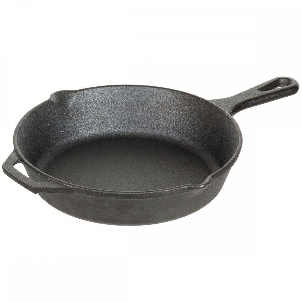 FoxOutdoor Bratpfanne Fox Outdoor Bratpfanne, Gusseisen, Griff, Durchmesser ca. 26 cm, Gusseisen (1-tlg)