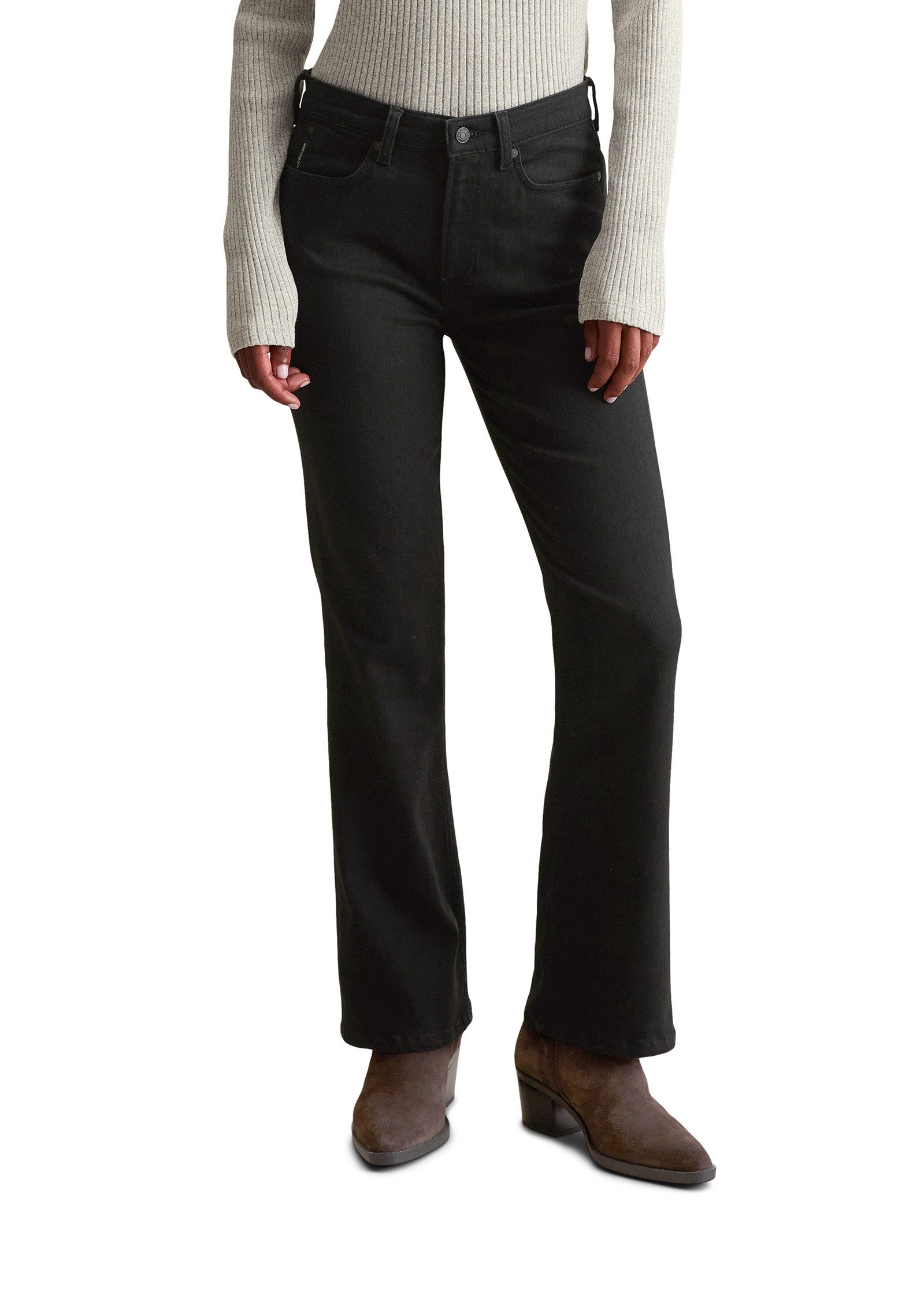 Marc O'Polo DENIM Schlagjeans aus Organic Cotton Stretch günstig online kaufen