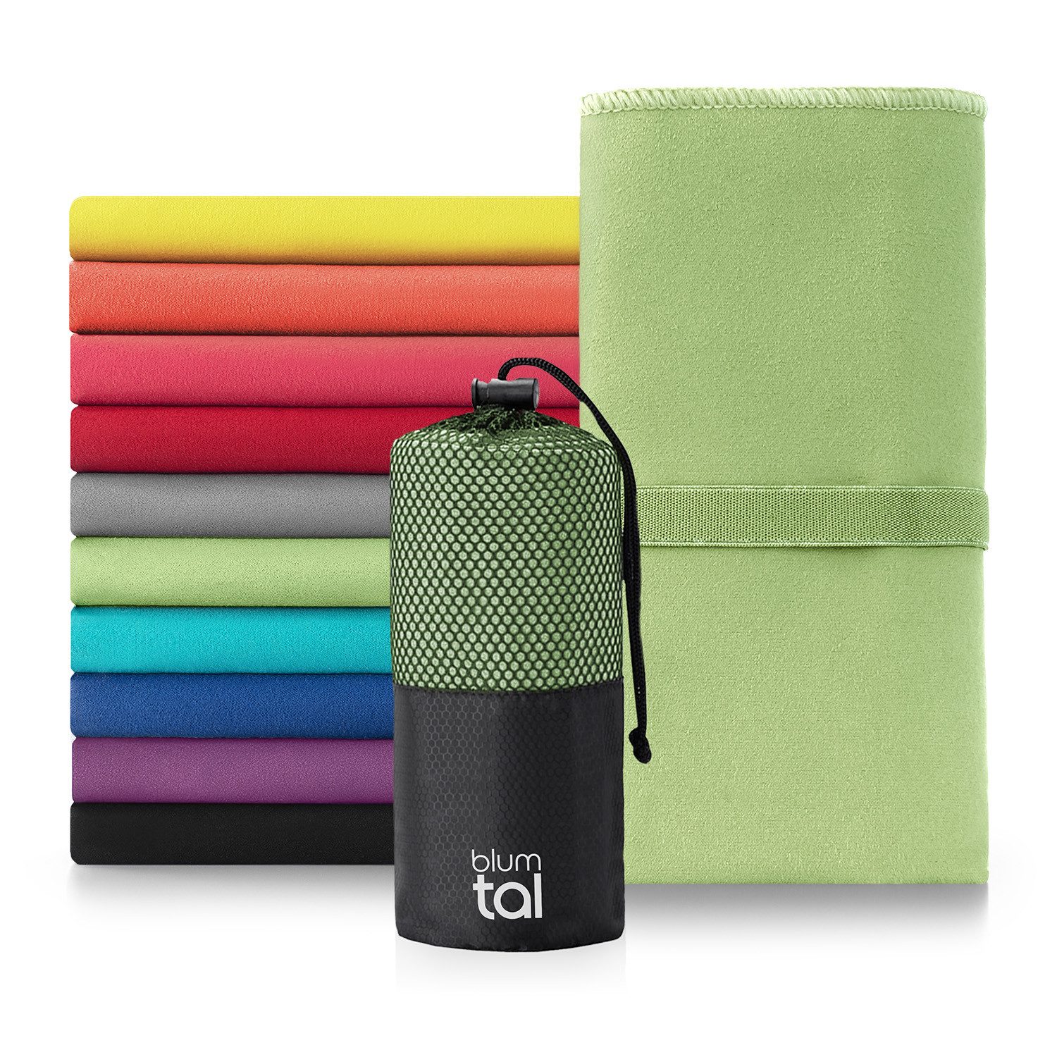 Blumtal Sporthandtuch Mikrofaser Handtuch - kompakte Mikrofaser Handtücher, günstig online kaufen