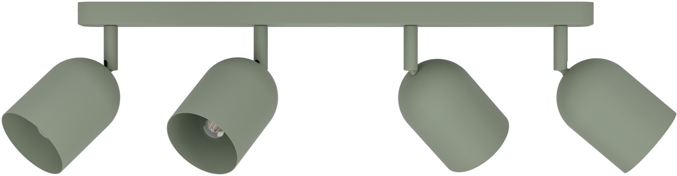 EGLO Deckenspot TILSTON Spotlampe - Stahl - E14 - 4X40W - IP20, ohne Leuchtmittel, Deckenlampe, Deckenstrahler, Strahler, L58 x B8 x H20,5 cm