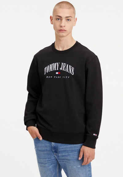 Tommy Jeans Sweatshirt TJM REG SMALL VARSITY CREW mit RUndhalsausschnitt