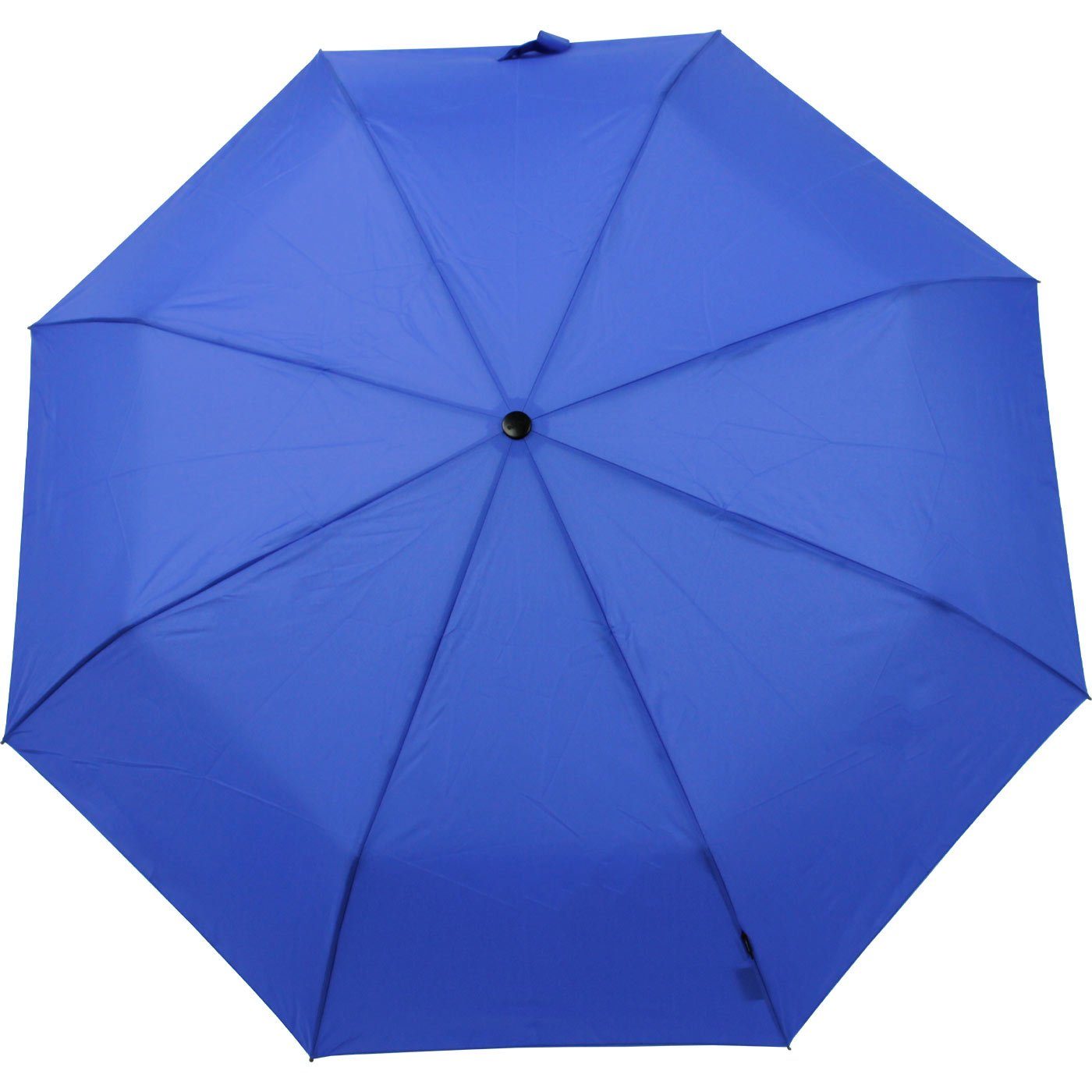 Auf-Zu-Automatik, Large Knirps® royalblau Taschenregenschirm große, der stabile Duomatic mit Begleiter