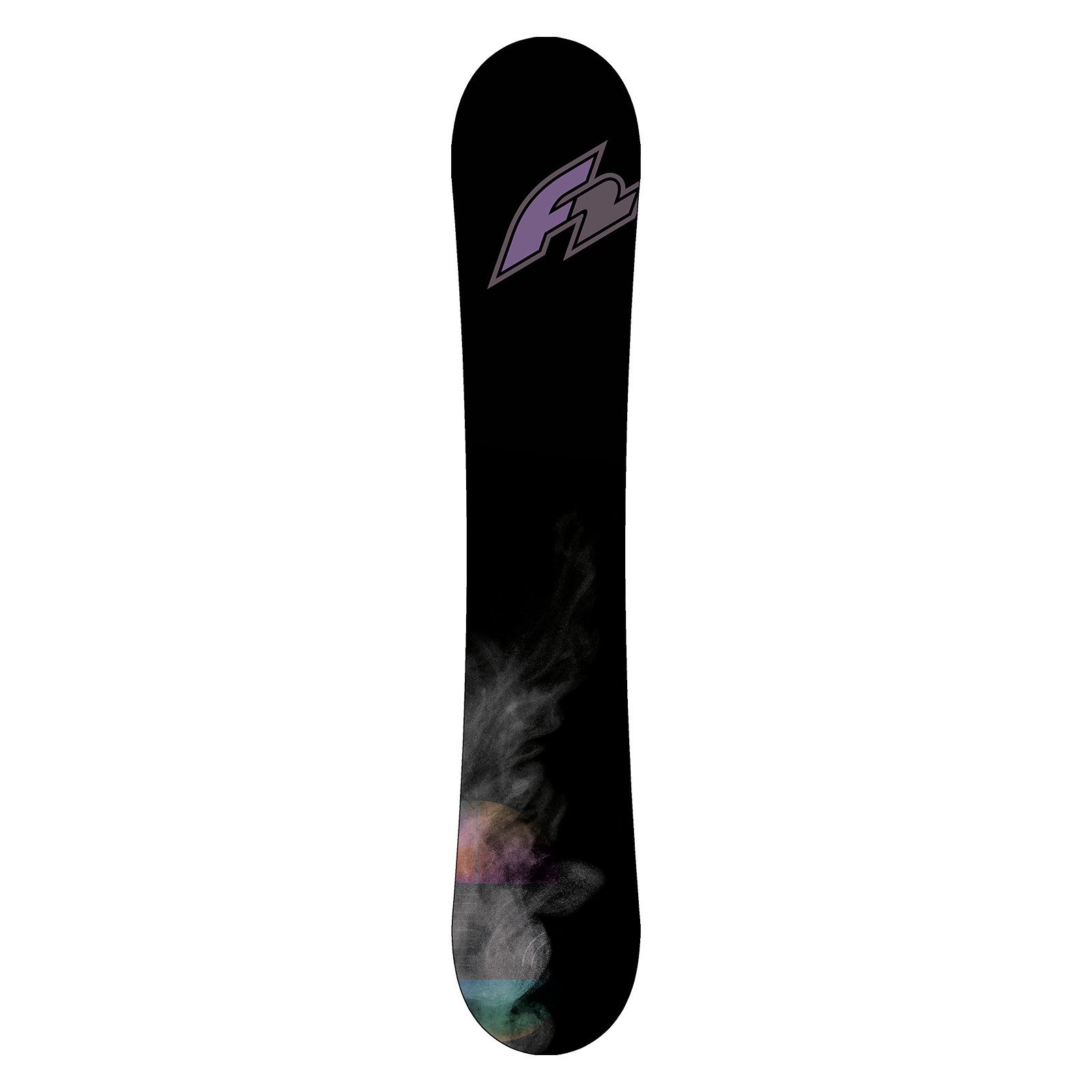 F2 Snowboard F2 Damen Snowboard Black Deck Freeride/Freestyle 142cm Schwarz