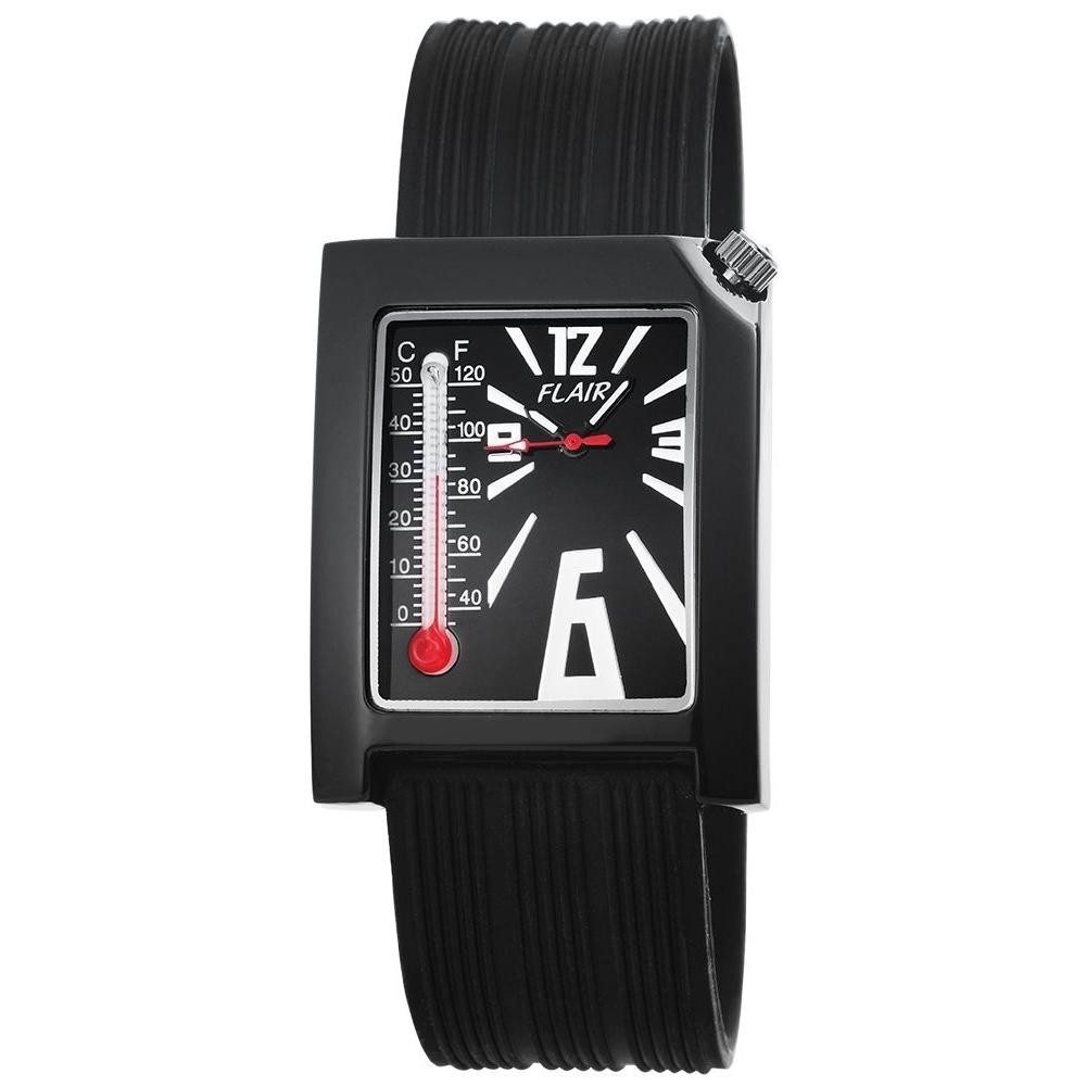 FLAIR Quarzuhr 200871000011 Silikonarmband, Thermometer, Gadget Watch