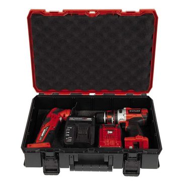Einhell Werkzeugkoffer E-Case S-F Systemkoffer stapelbar, spritzwassergeschützt