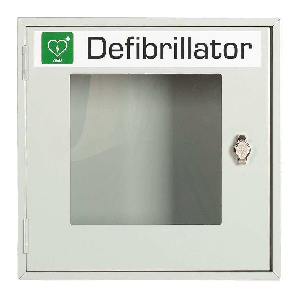 Steelboxx Fächerschrank AED Defibrillator Schrank 400 x 400 x 200 mm lichtg günstig online kaufen