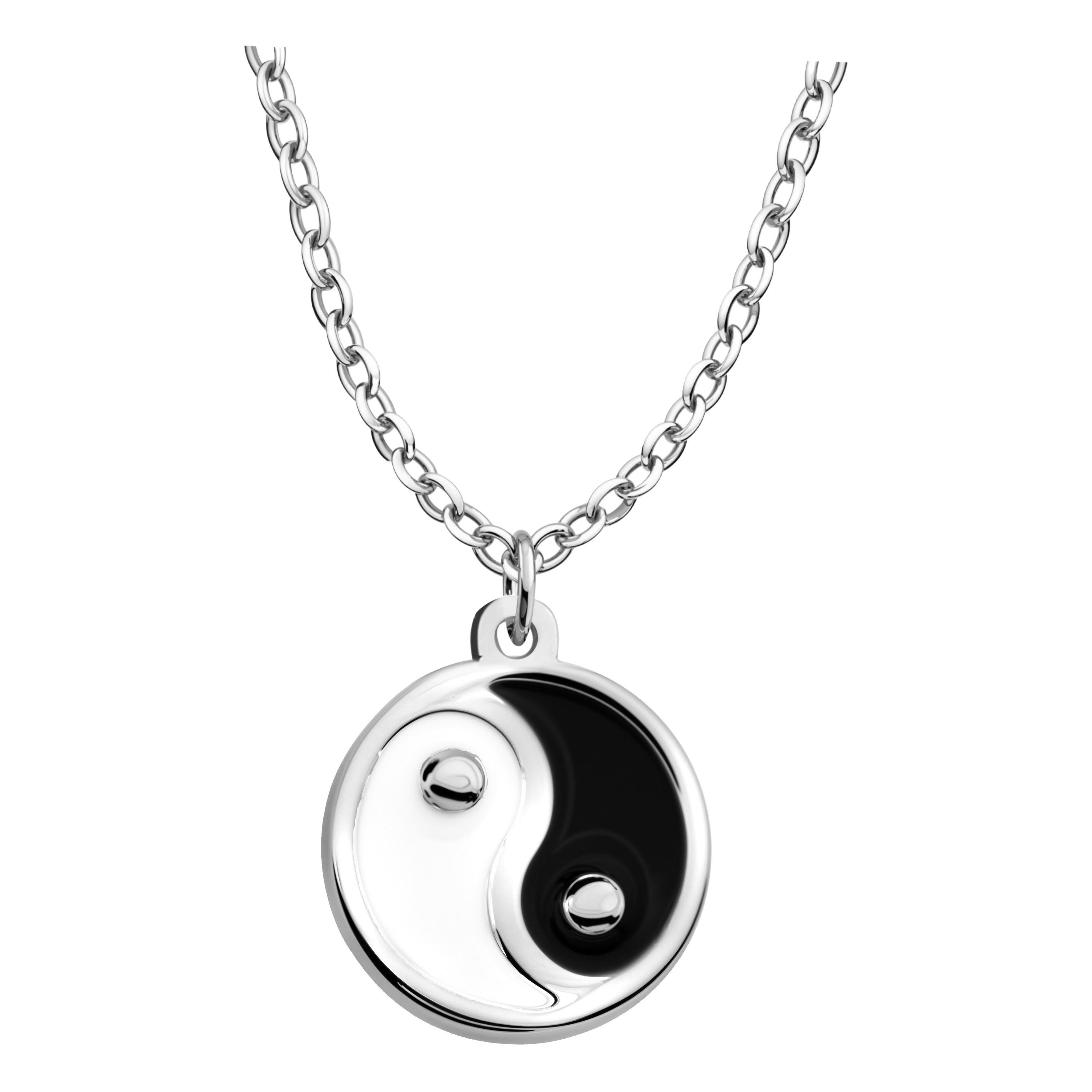 925 Silber Ohrringe – Yin & Yang Ohrstecker, Gebürstet & Vergoldet, Hypoallergen