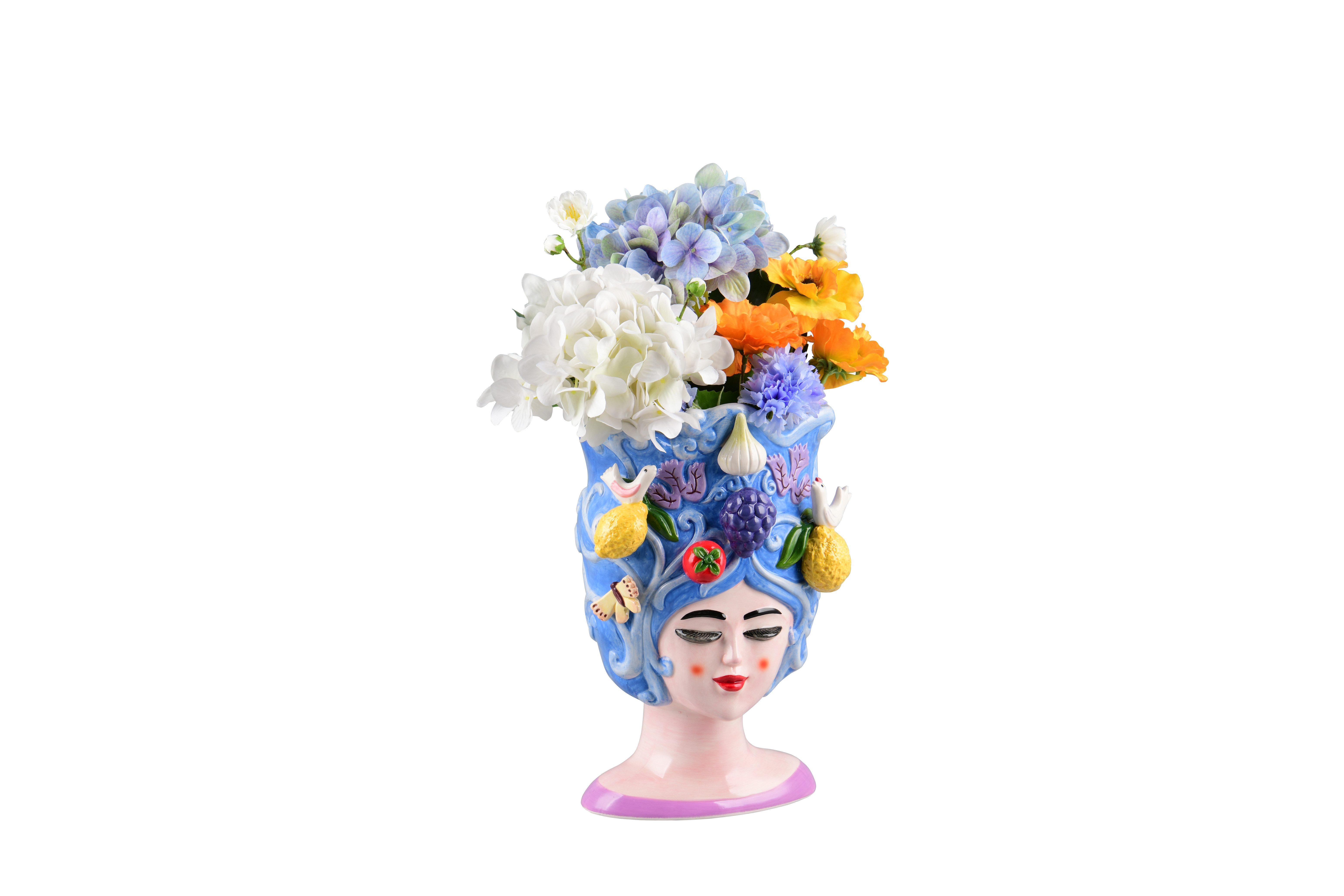 furnling Dekovase Flora (1 St), außergewöhnliche Vase aus hochwertiger Keramik, Höhe 29,5 cm