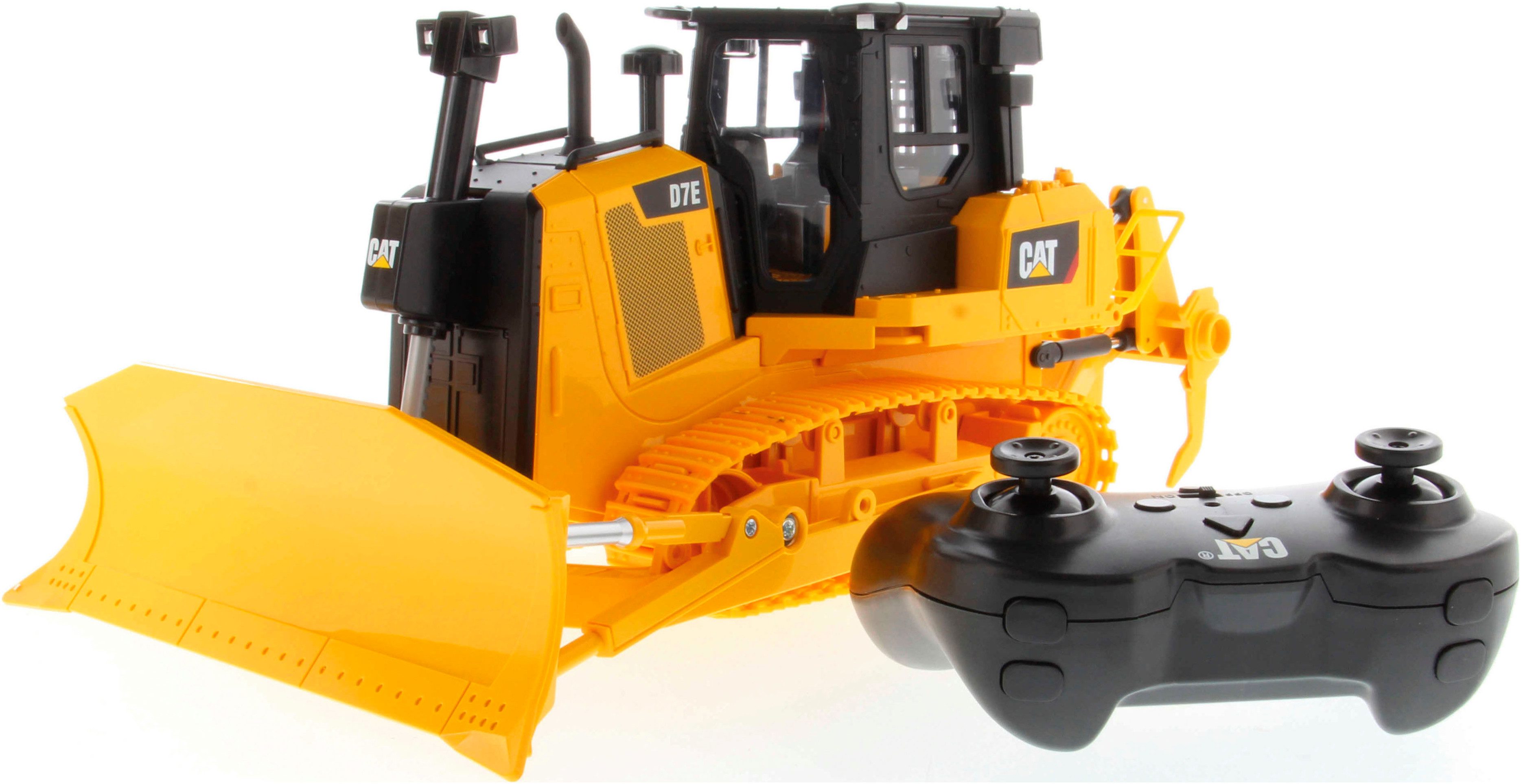 Carrera® RC-Bagger CAT D7E Bulldozer, mit Licht- und Soundfunktion