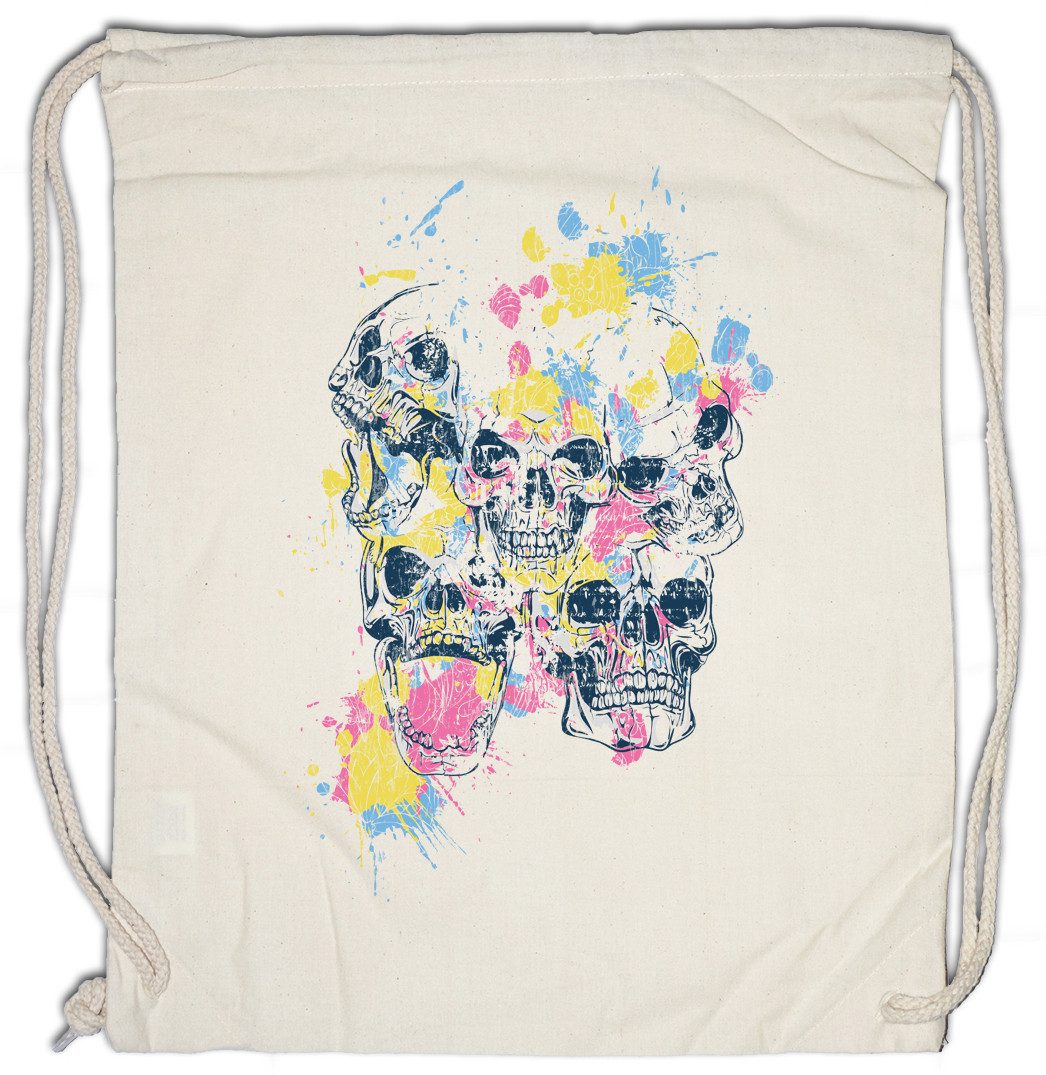 Turnbeutel Skull Ornaments Turnbeutel Schädel Mexiko Sugar Gang Latino Mexico