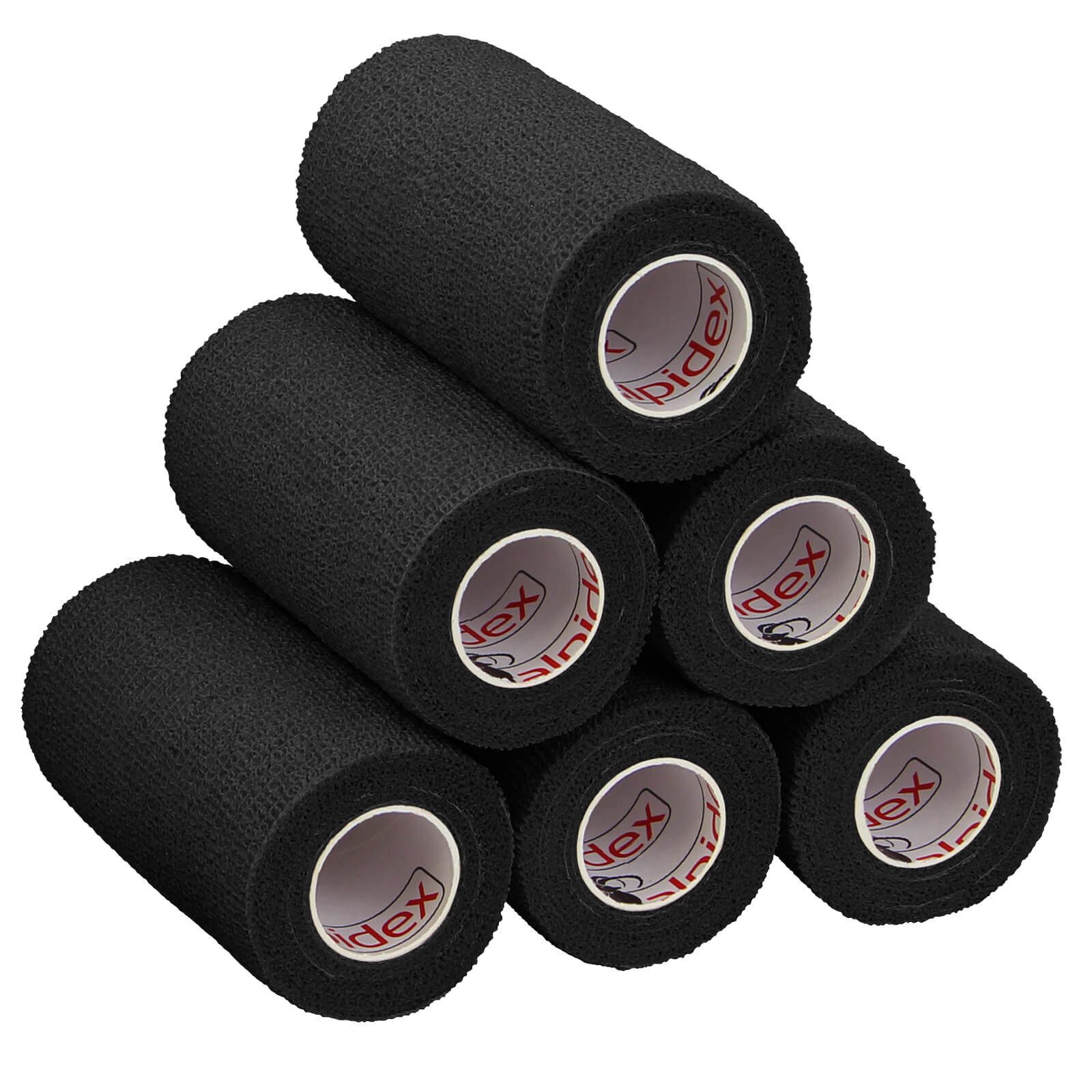 ALPIDEX Bandage 6 Rollen Haftbandage 10 cm x 4.5 m selbstklebender Verband