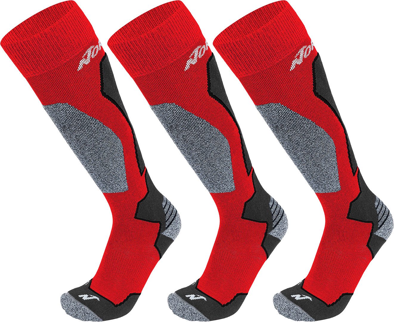 Nordica Skisocken NORDICA HIGH PERFORMANCE MEN 3er Pack Socken red/black/antrahcite