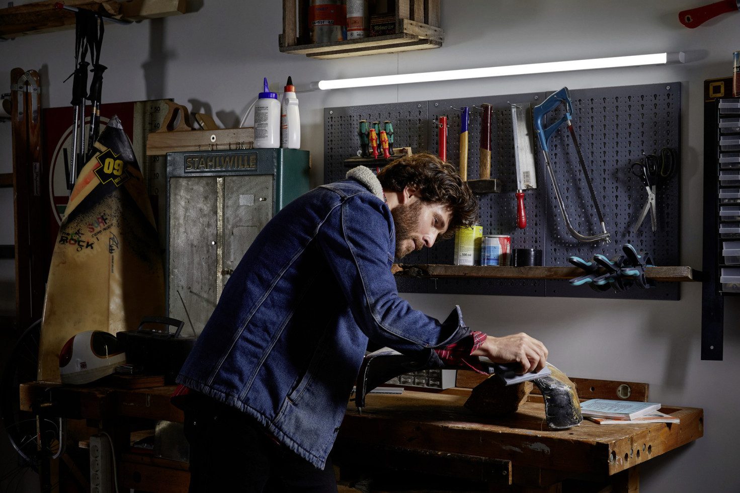 Ledvance LED Lichtleiste Ledvance LED Lichtleiste Value Batten, 10 Watt, 60, Inkl. Leuchtmittel, Nicht dimmbar ohne Bewegungsmelder