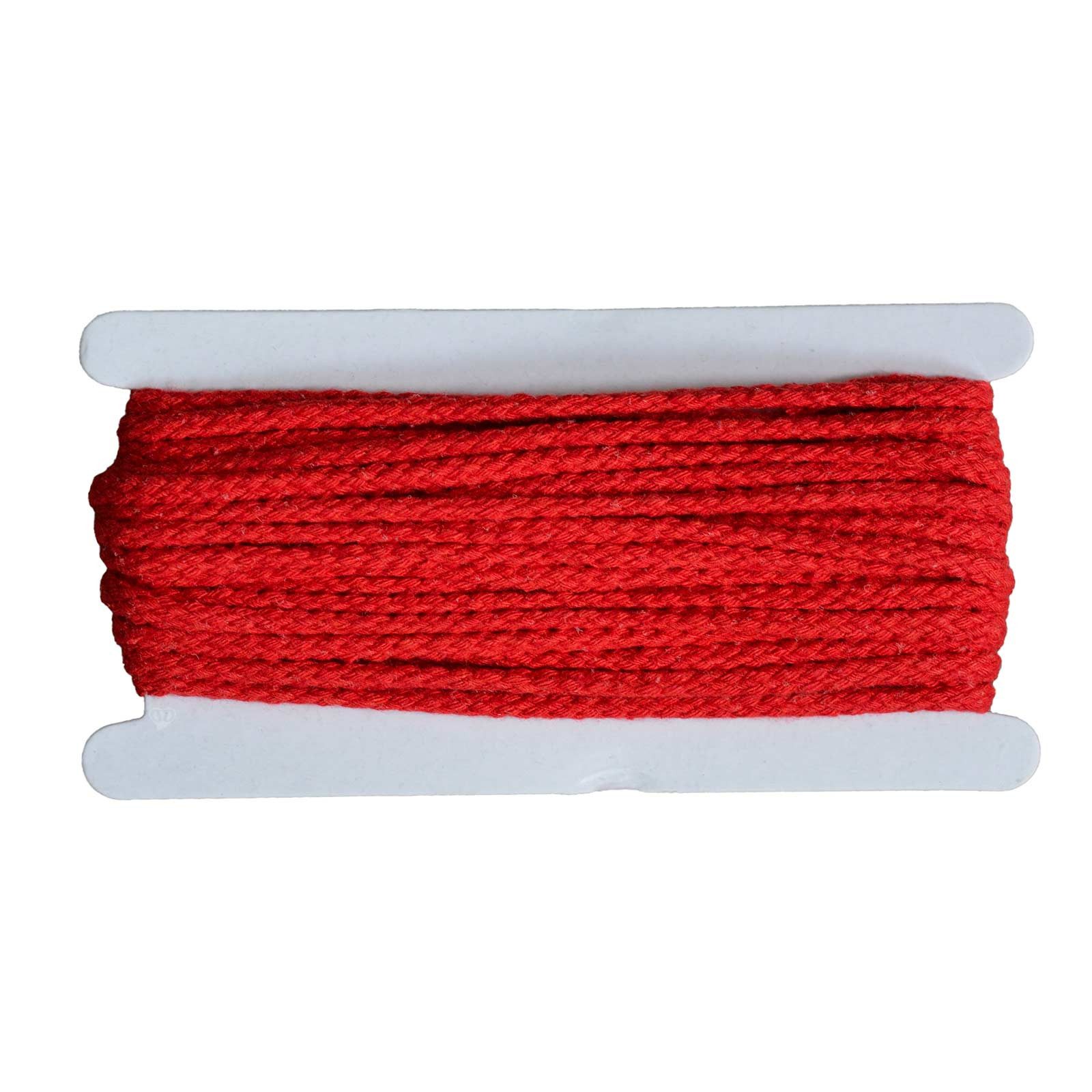 maDDma Seil 10m Kordel 5-7mm geflochten, rot