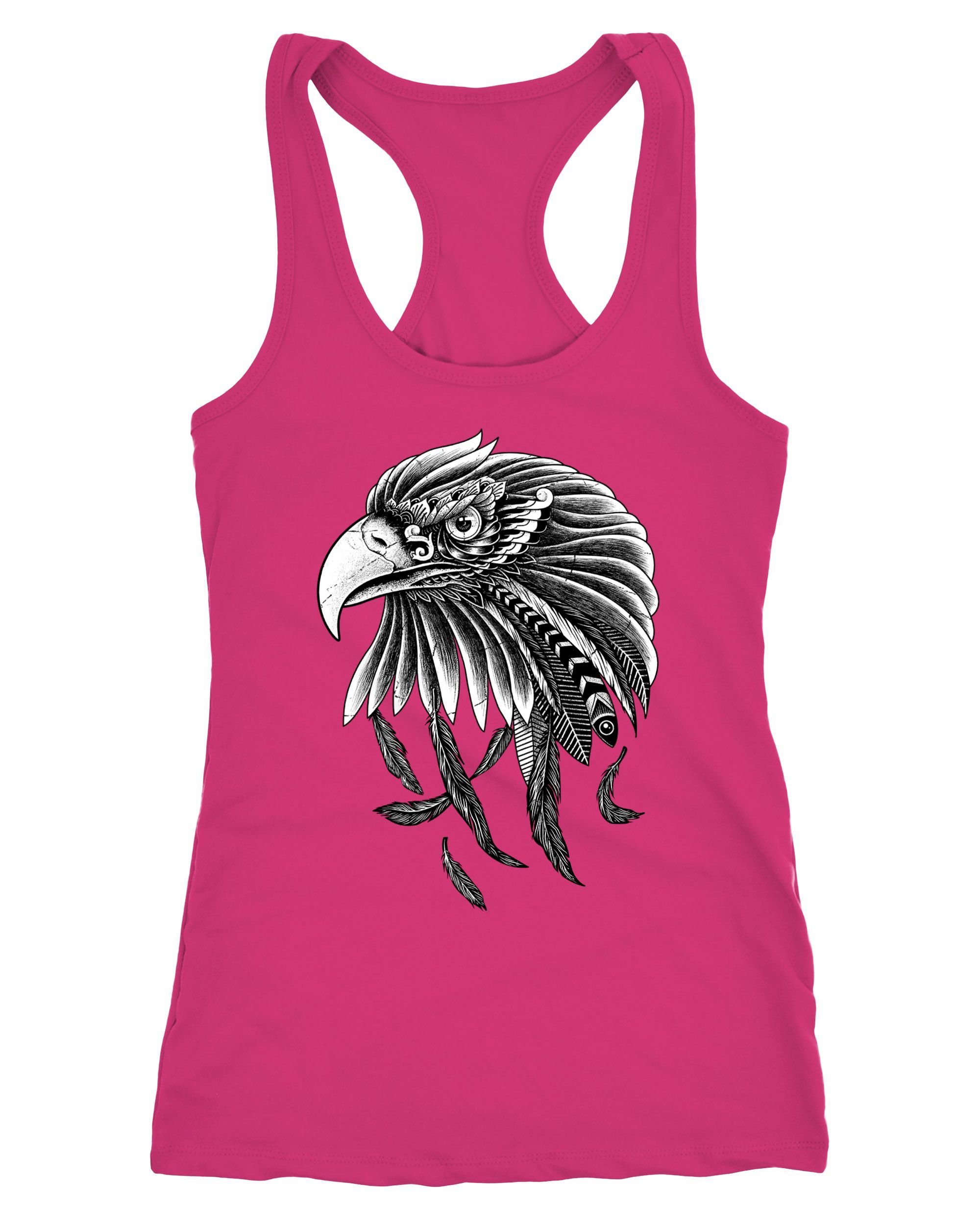 Tanktop Damen Tank-Top Adler Motiv Racerback Neverless®