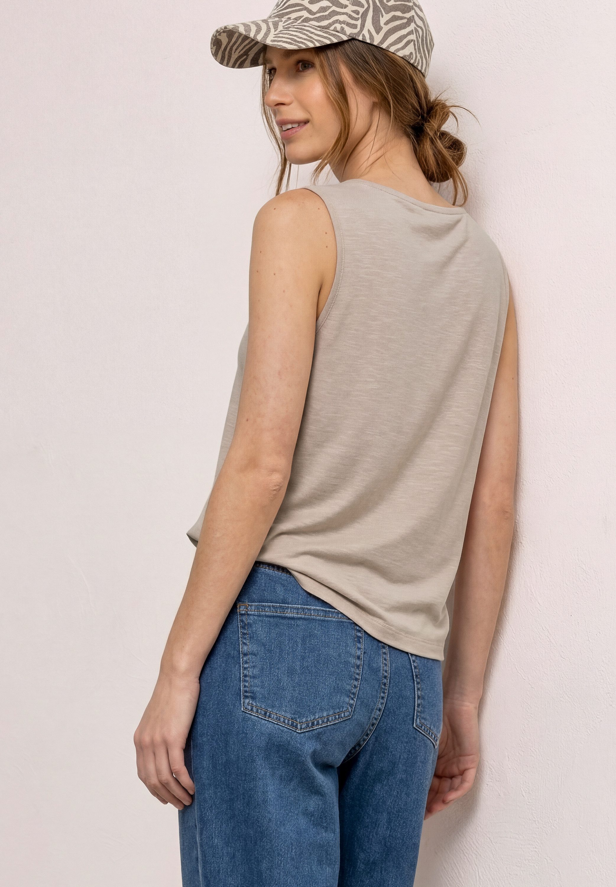 STREET ONE Shirttop mit Schnallen Detail