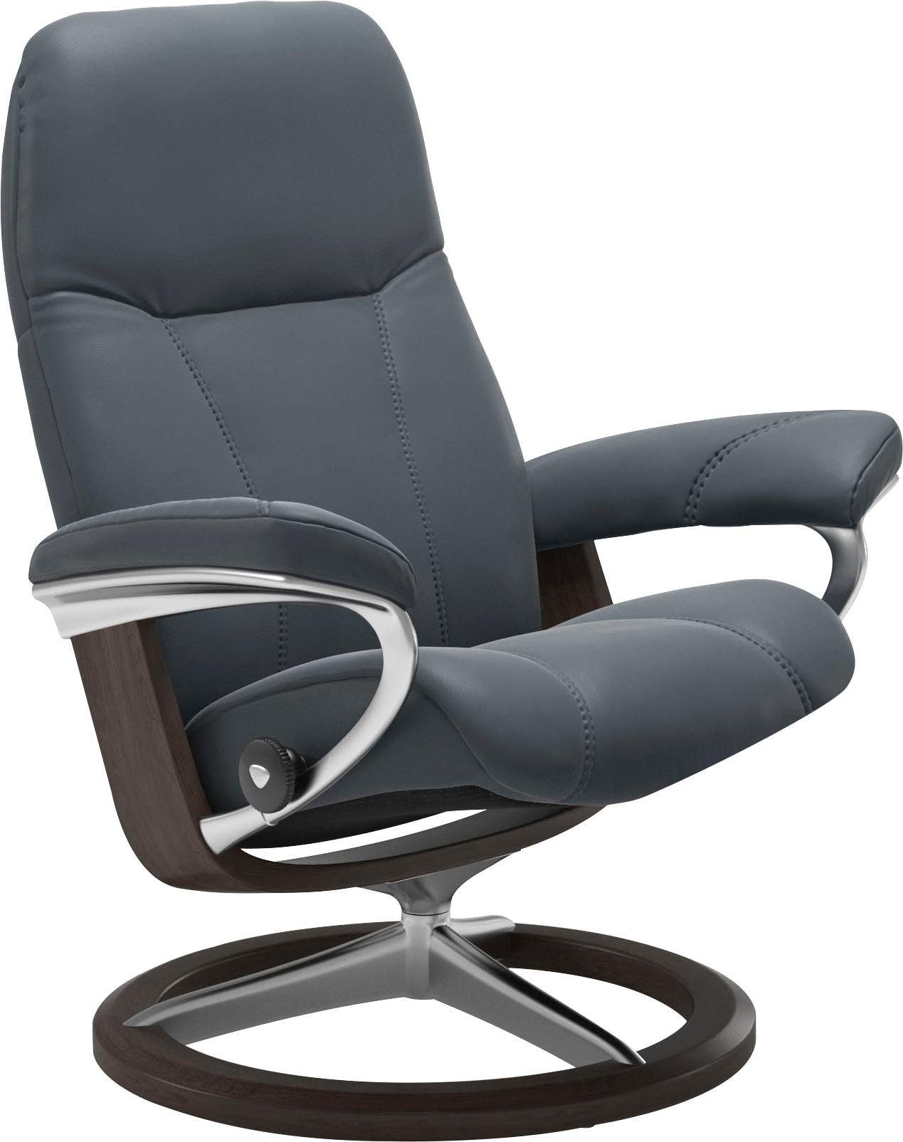 Consul, Signature Größe Wenge L, mit Base, Relaxsessel Gestell Stressless®
