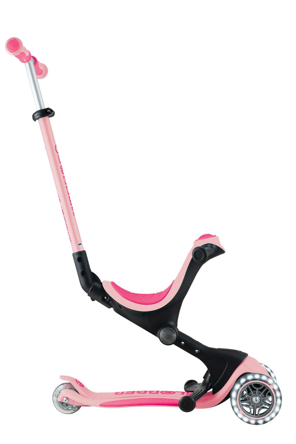 Globber Tretroller, Kinder- Scooter GO-UP DELUXE LIGHTS